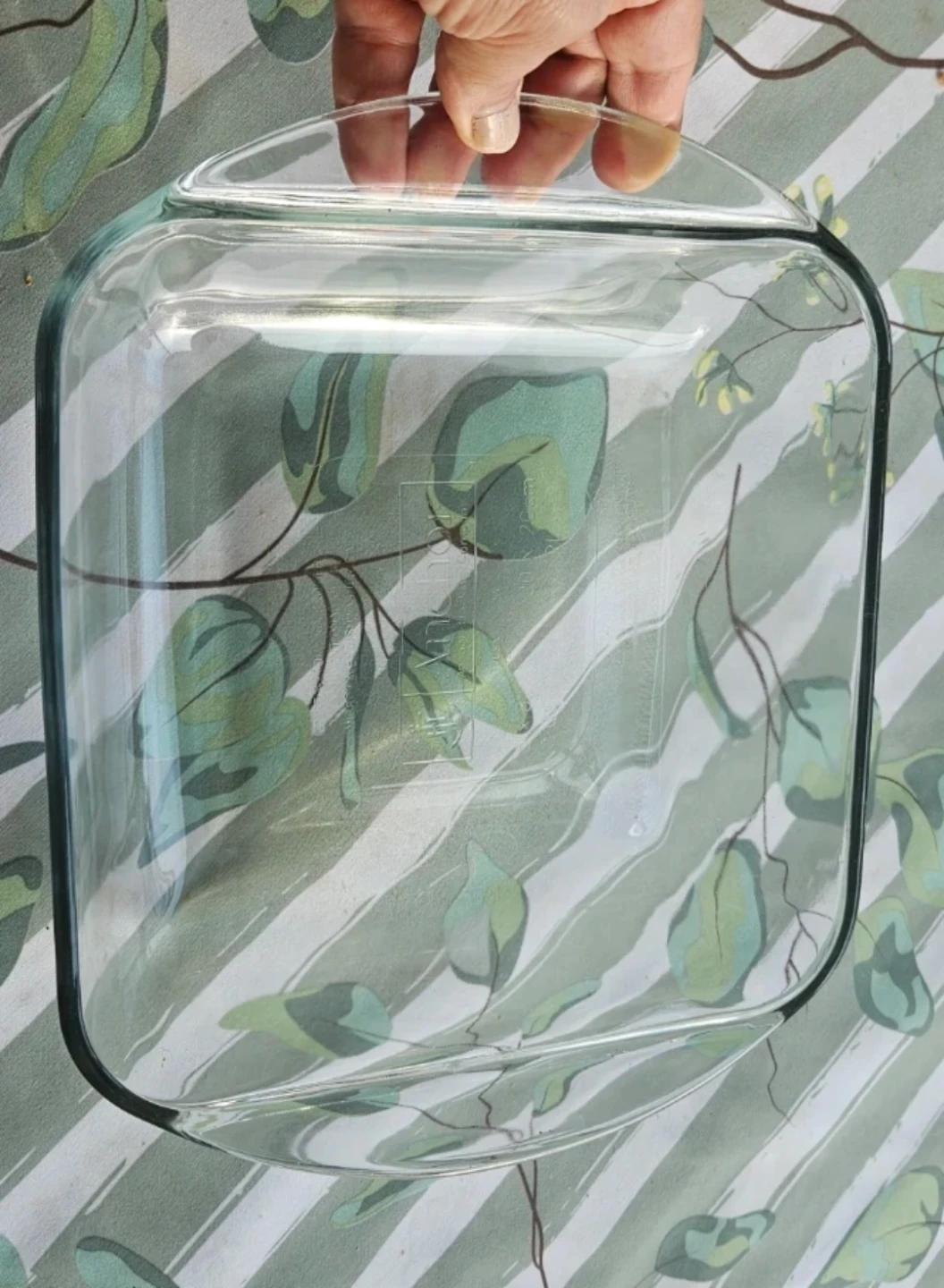 Clear Glass Square Baking Dish with Handles - photo 2