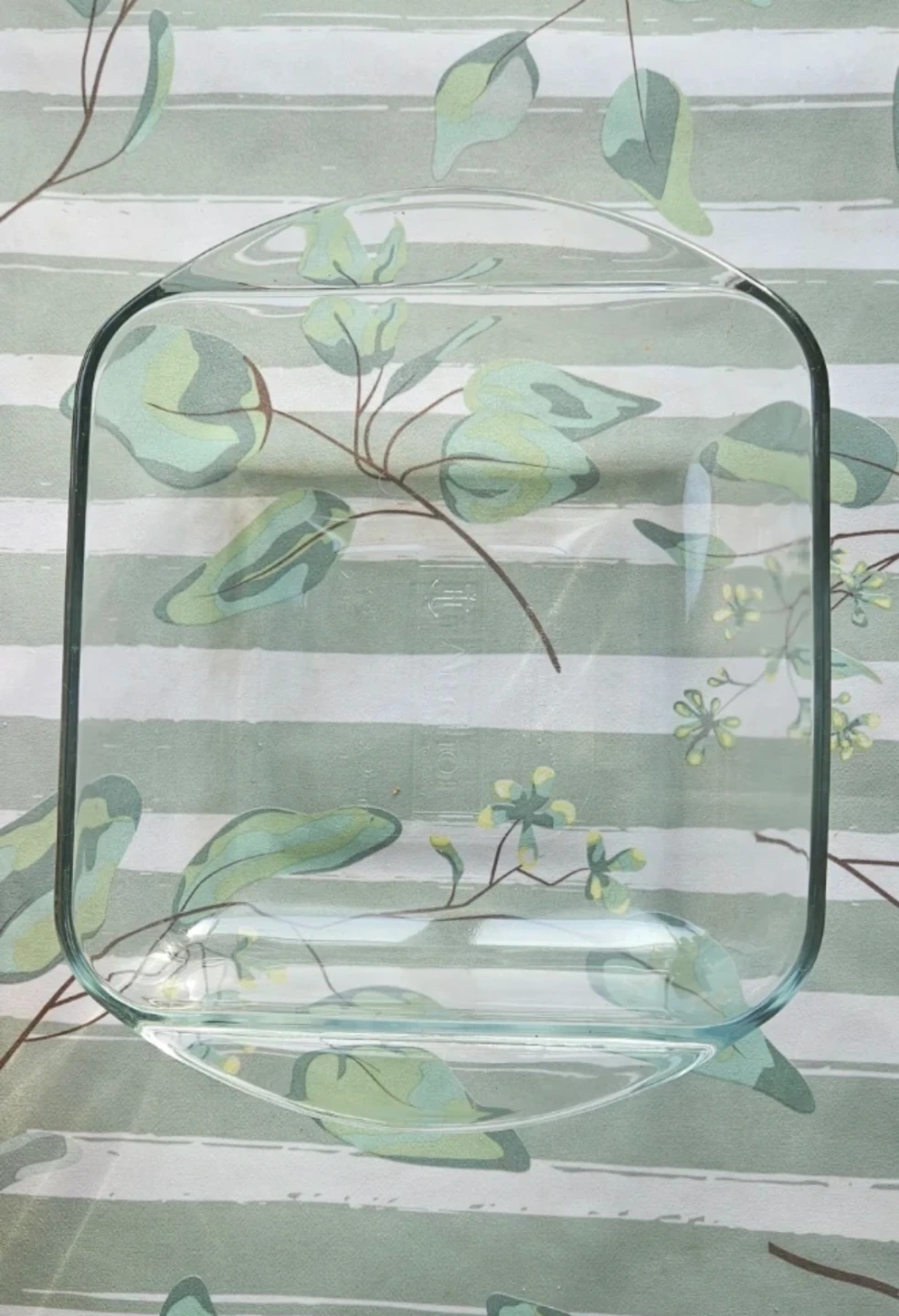Clear Glass Square Baking Dish with Handles