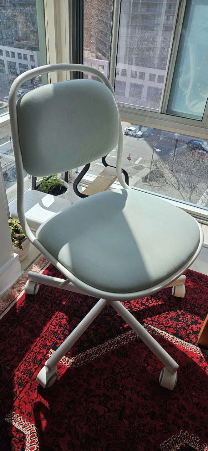 IKEA MILLBERGET Swivel Chair - Light Blue