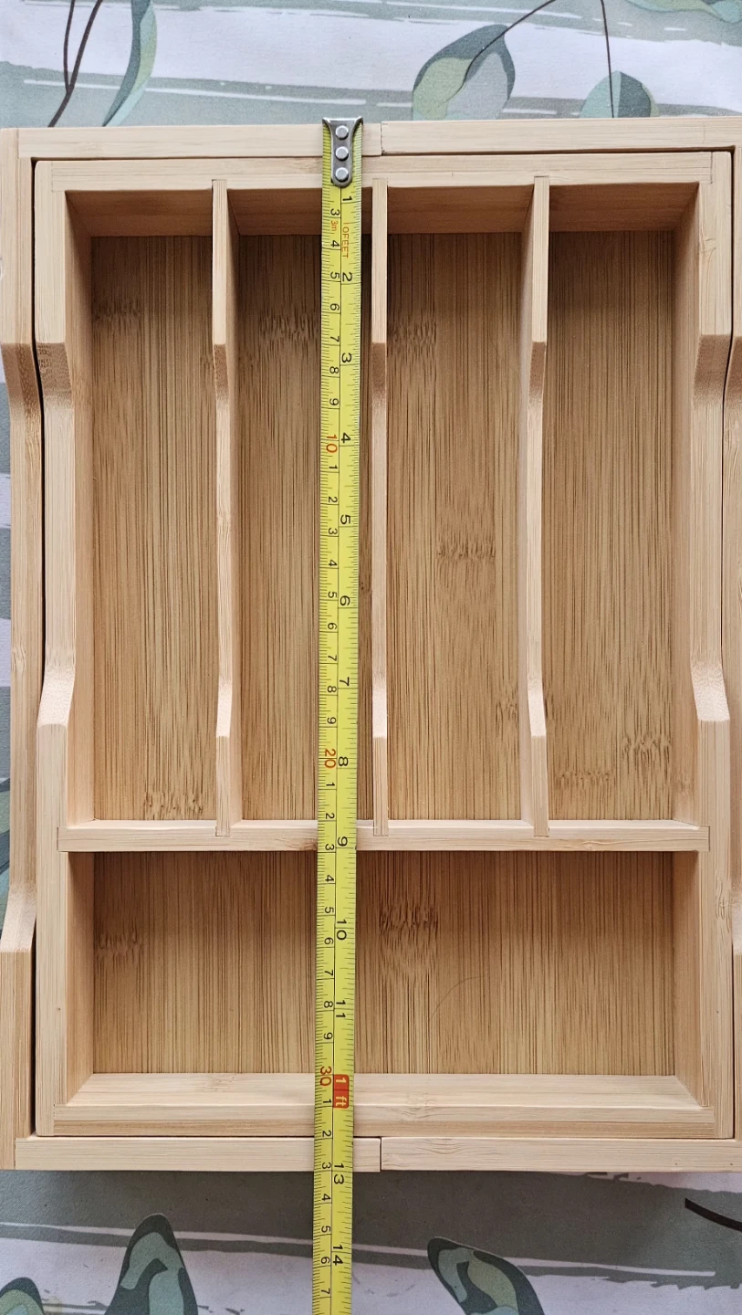 Expandable Bamboo Cutlery Drawer Organizer - photo 5