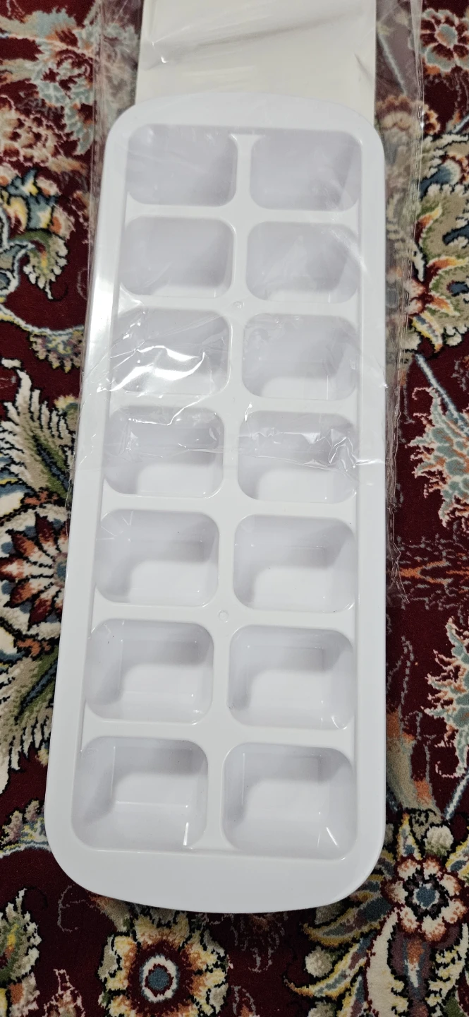 White Plastic Ice Cube Tray