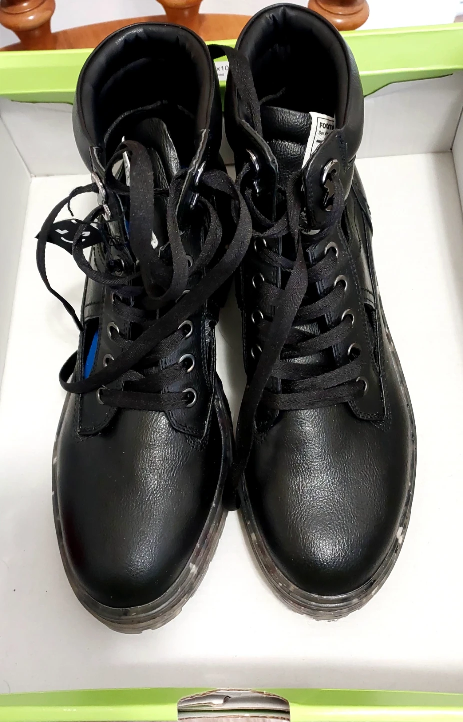 Call It Spring Black Vegan Boots