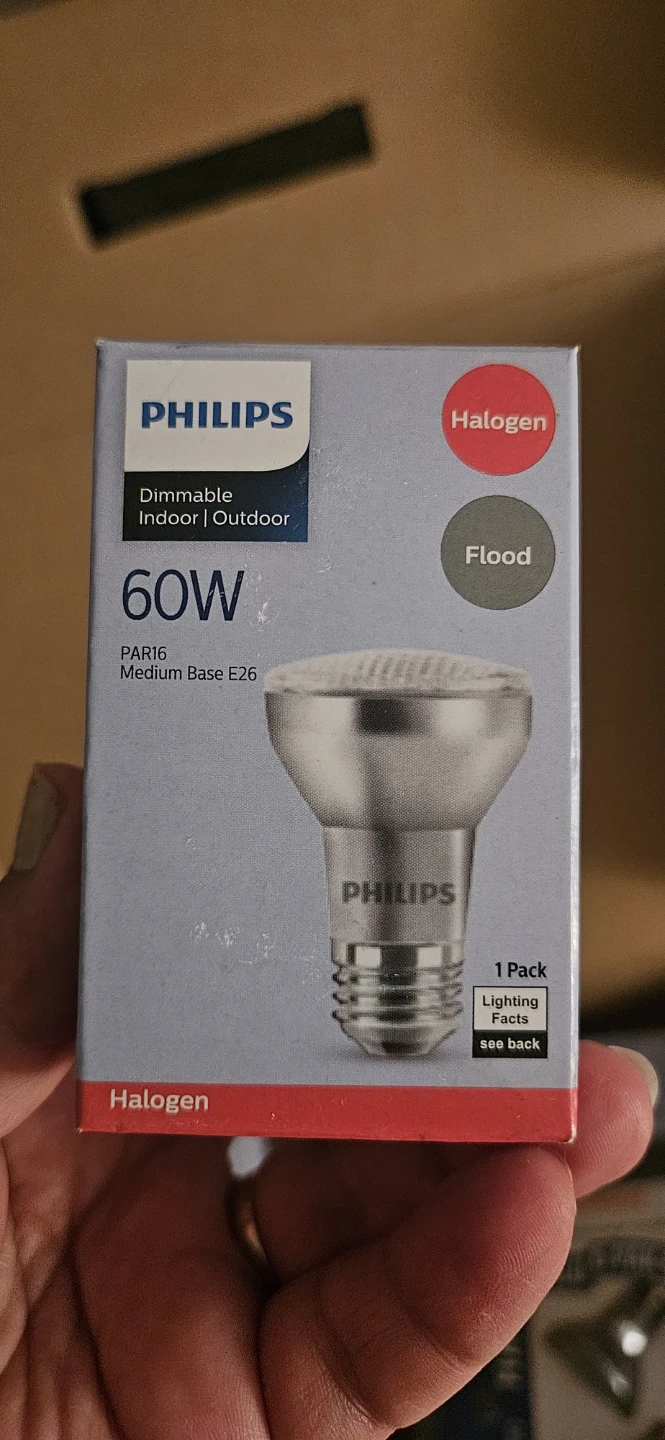 Philips 60W Halogen PAR16 Flood Light Bulb