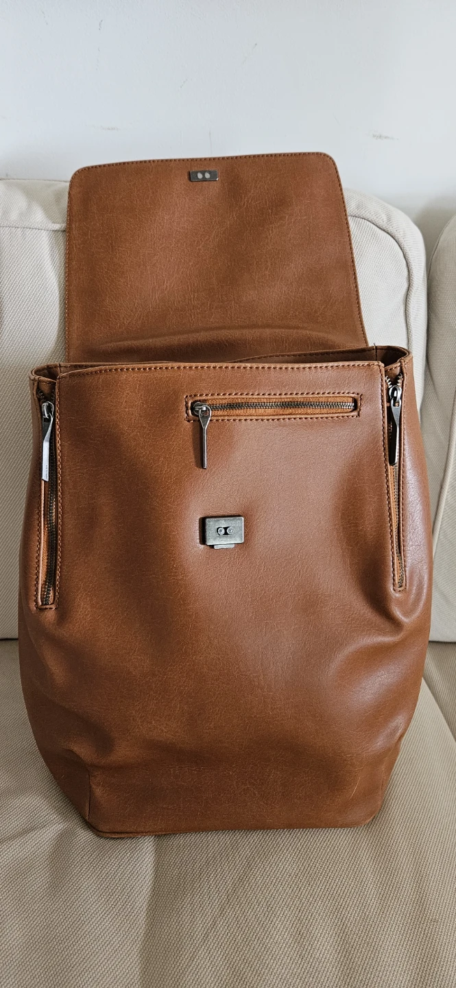 Matt & Nat Brown Faux Leather Backpack - photo 5