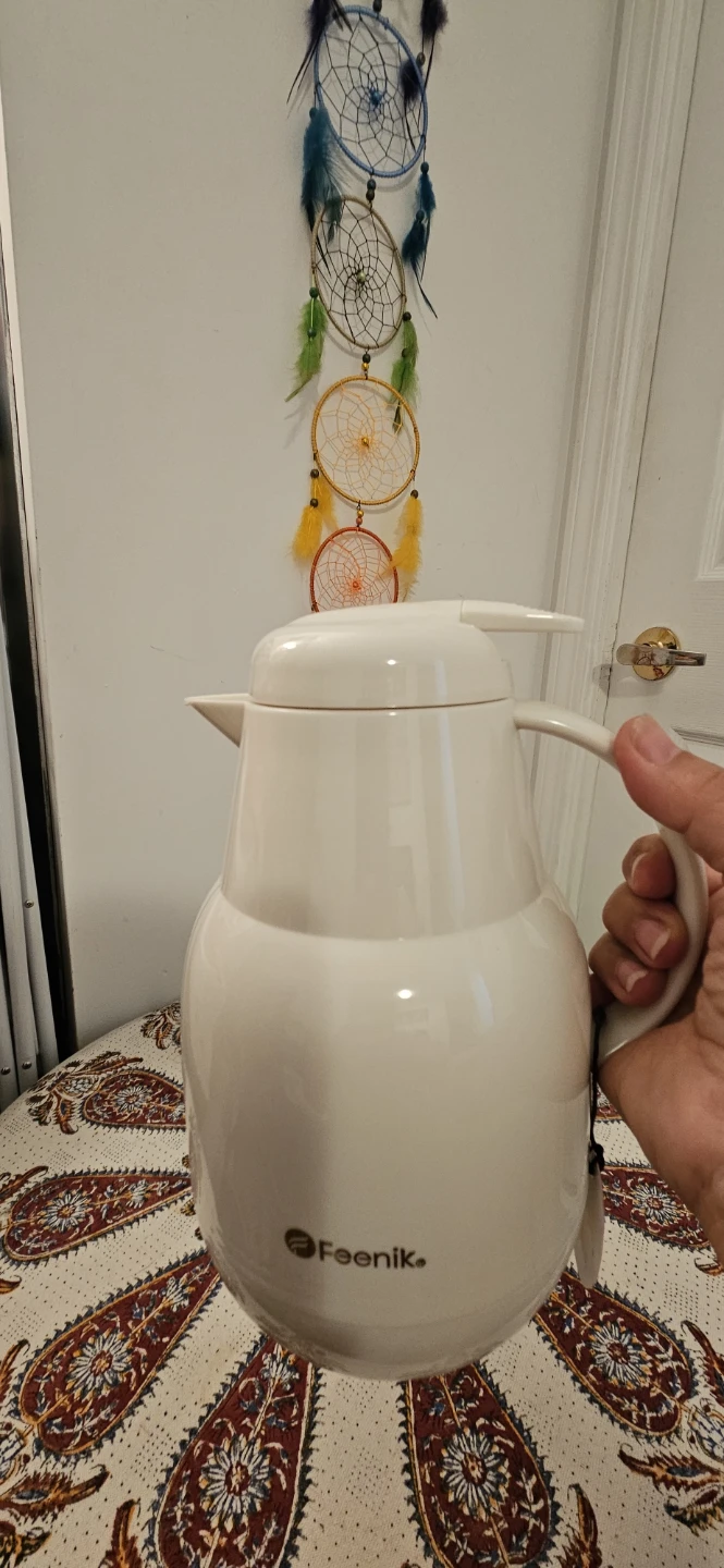 Feenik Thermos Pitchers - White, Taupe, and Grey - photo 2