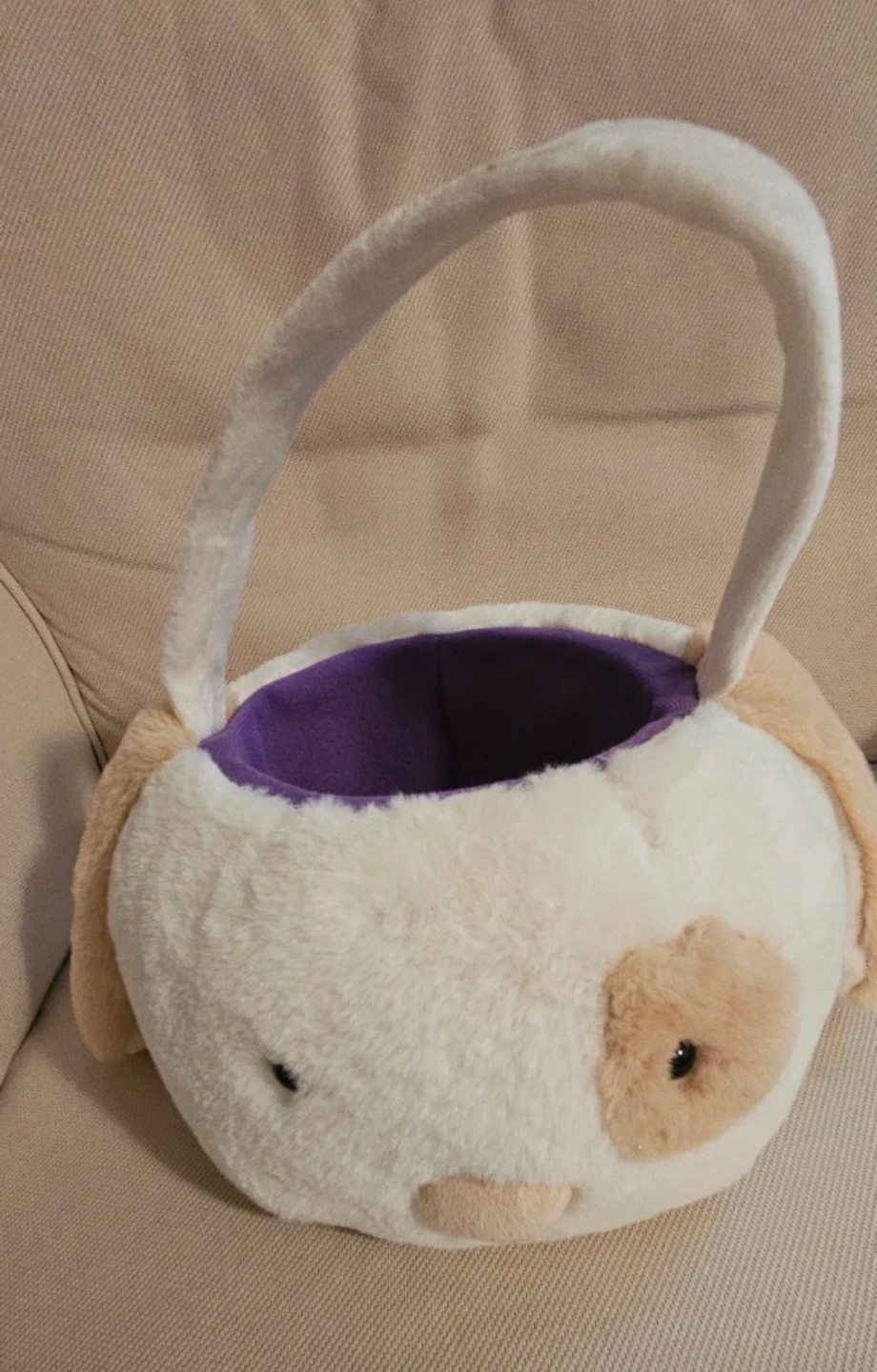⚽ Plush Dog Easter Basket - photo 3