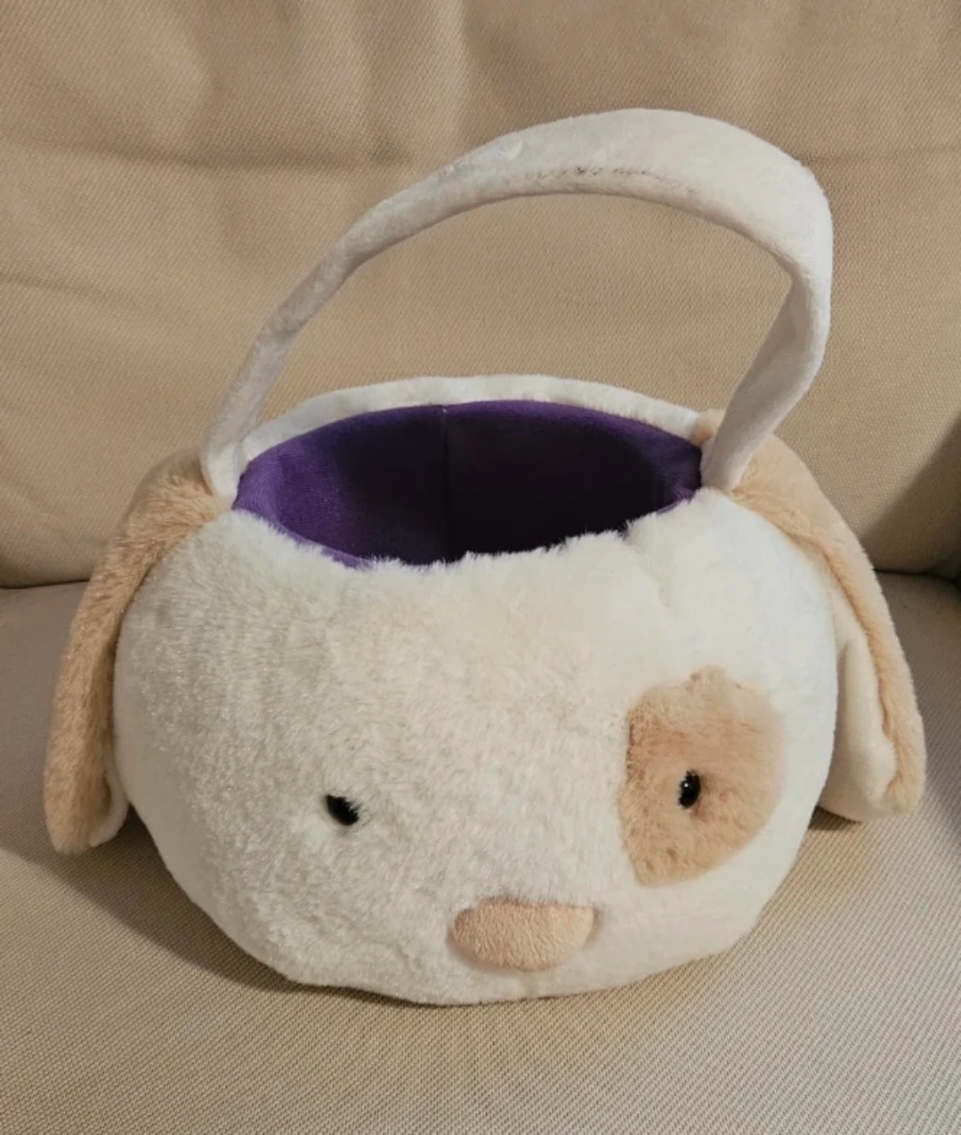 ⚽ Plush Dog Easter Basket
