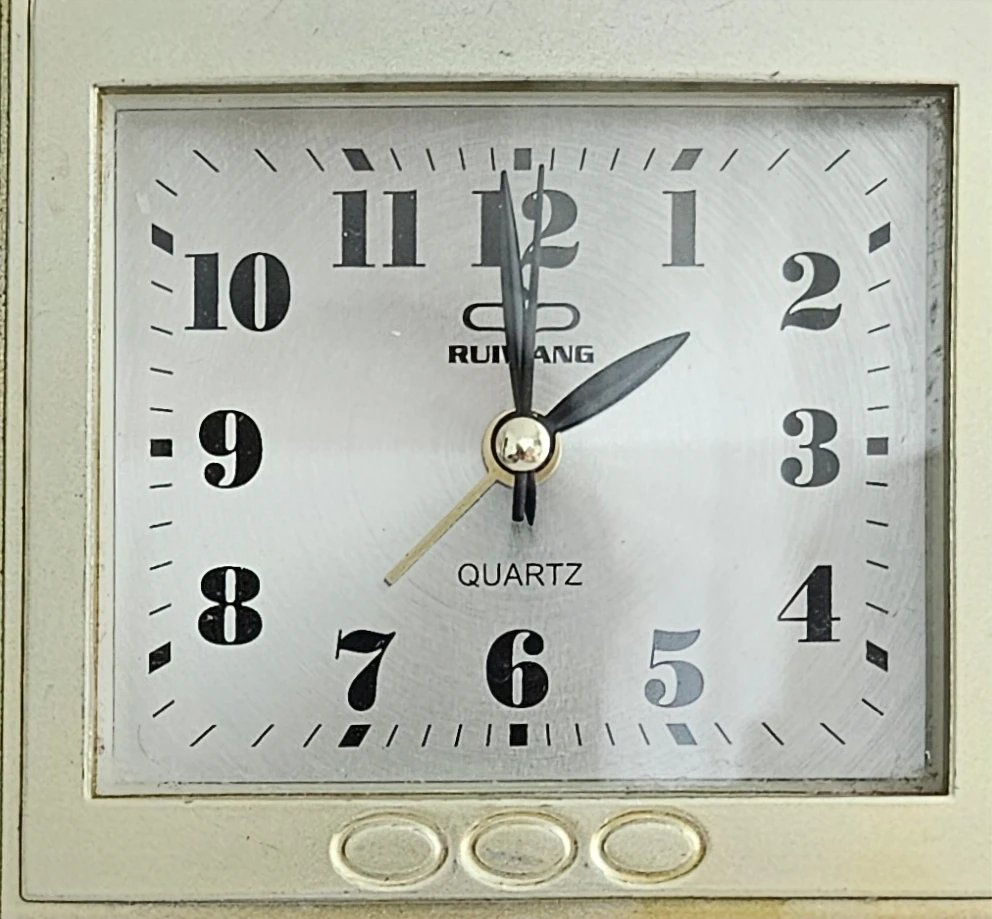 Rui Lang Quartz Alarm Clock ⚽ - photo 2