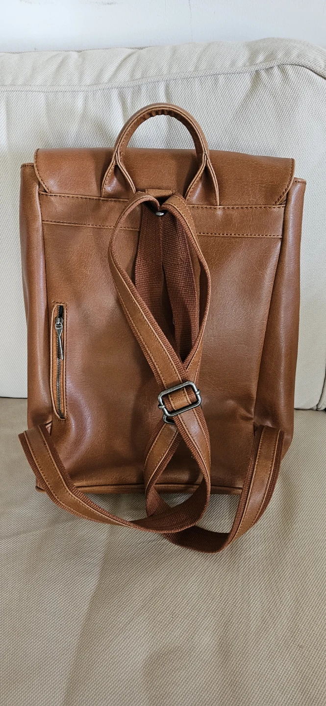 Matt & Nat Brown Faux Leather Backpack - photo 2