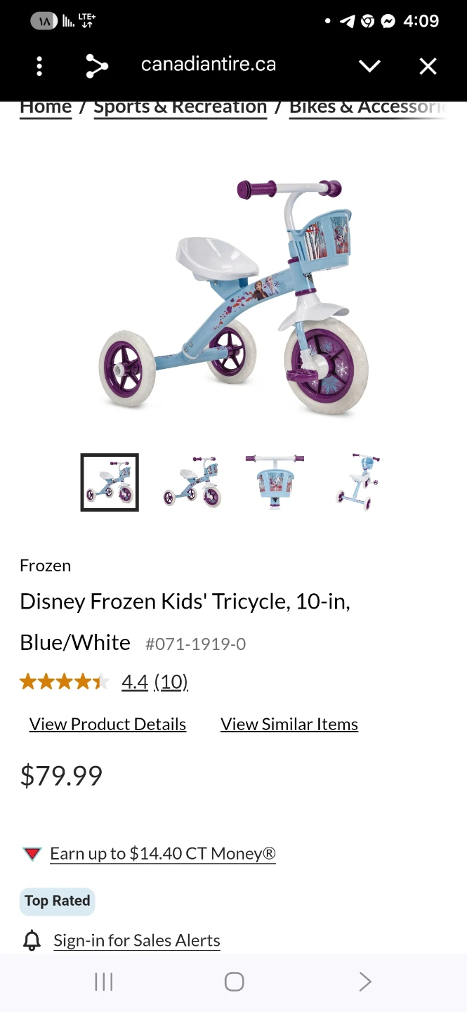 Disney Frozen Kids' Tricycle - photo 5