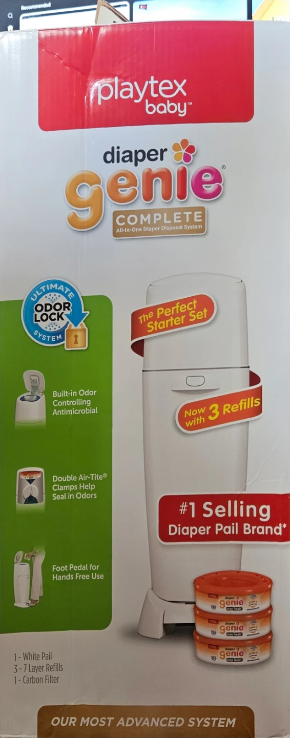 Complete All-in-On Diaper Disposal System