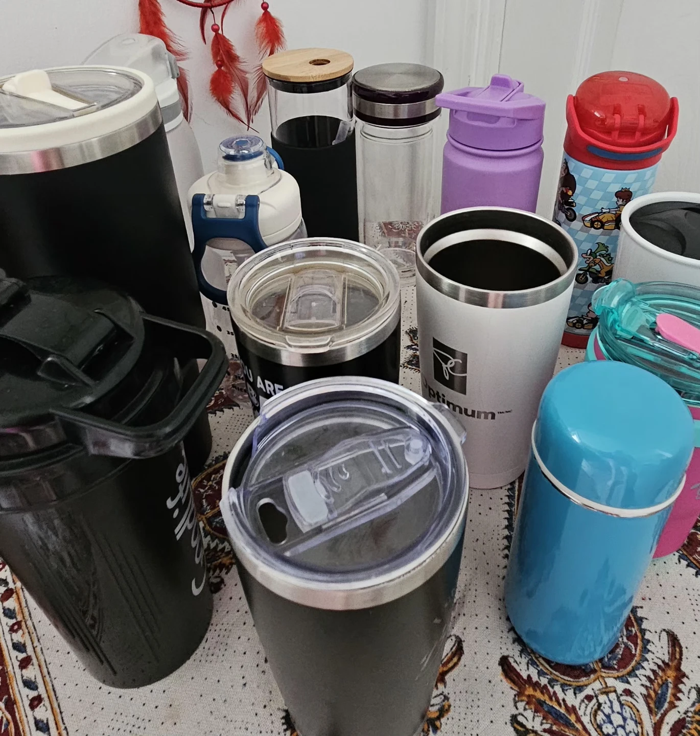Assorted Tumblers, Shaker Bottle, and Water Bottles - photo 3