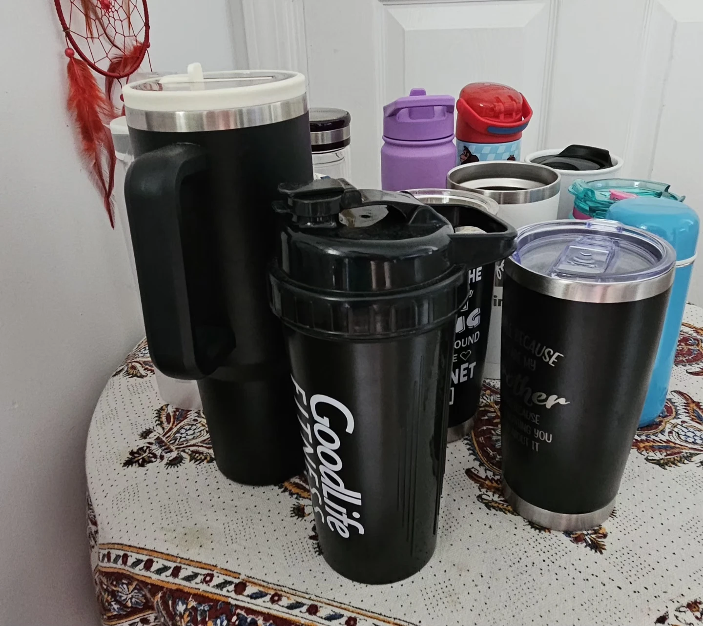 Assorted Tumblers, Shaker Bottle, and Water Bottles - photo 4