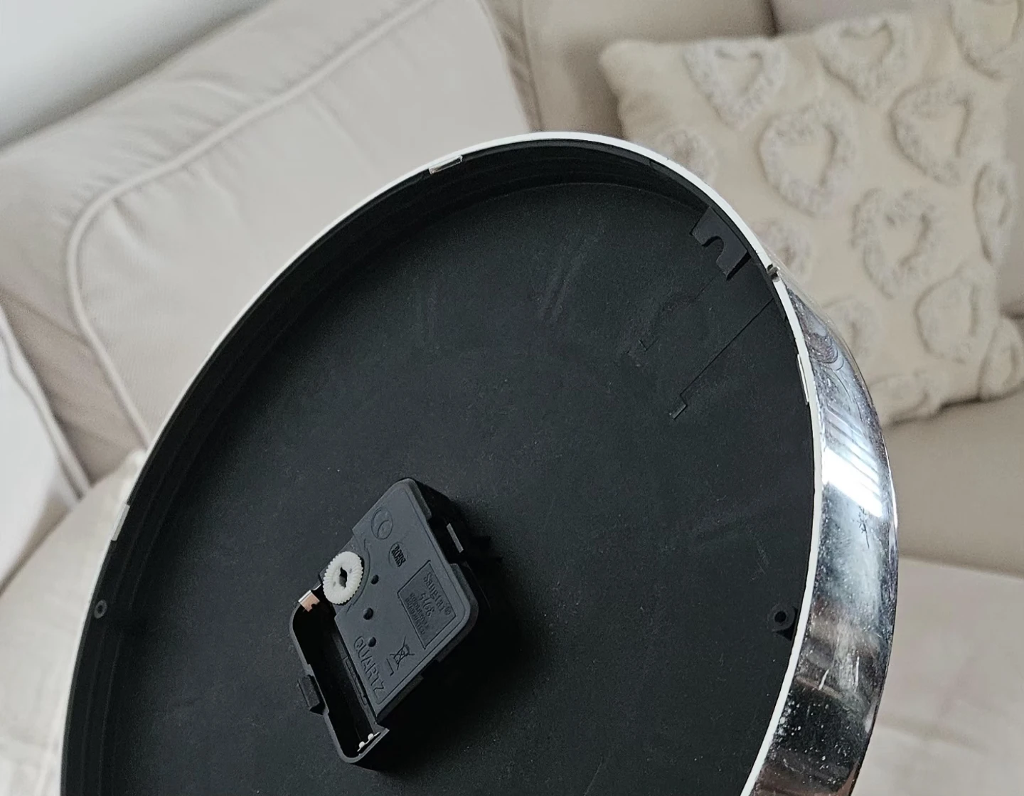 Black & Silver Wall Clock - photo 2
