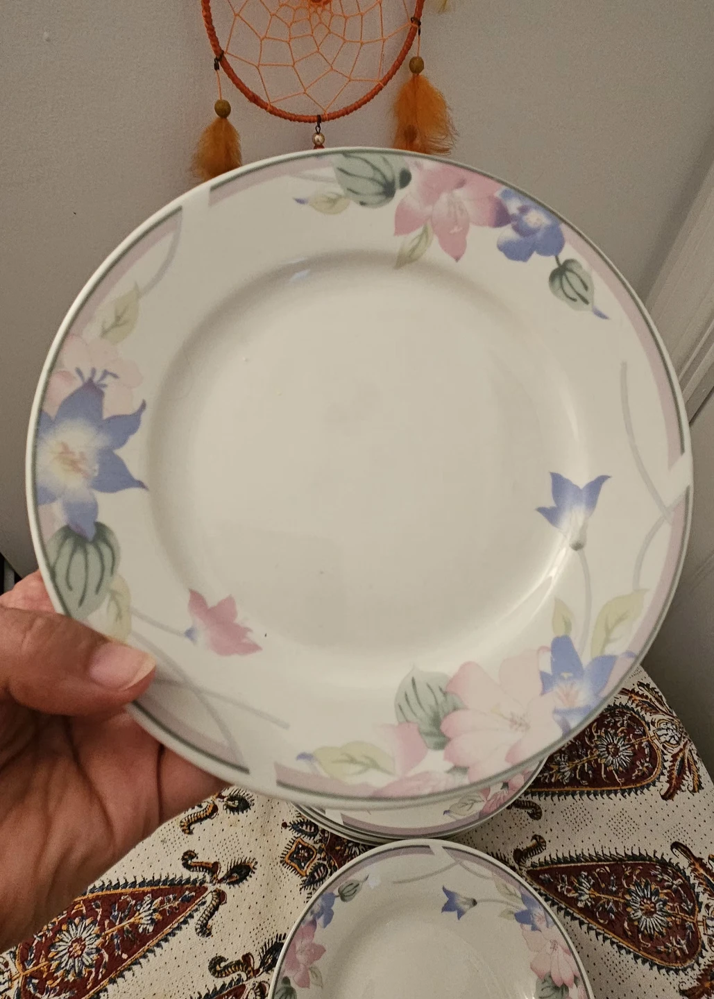 Floral Dinnerware Set - 5 Piece