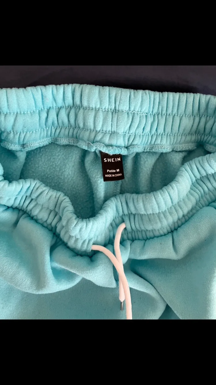 Women’s Shein Blue Sweatpants Size Medium Petite 🩵#freecycle image indicator(6)