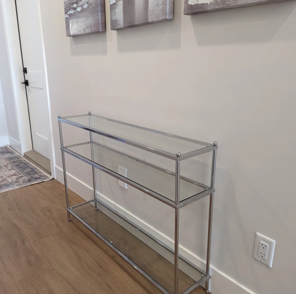 Console Table with shelves