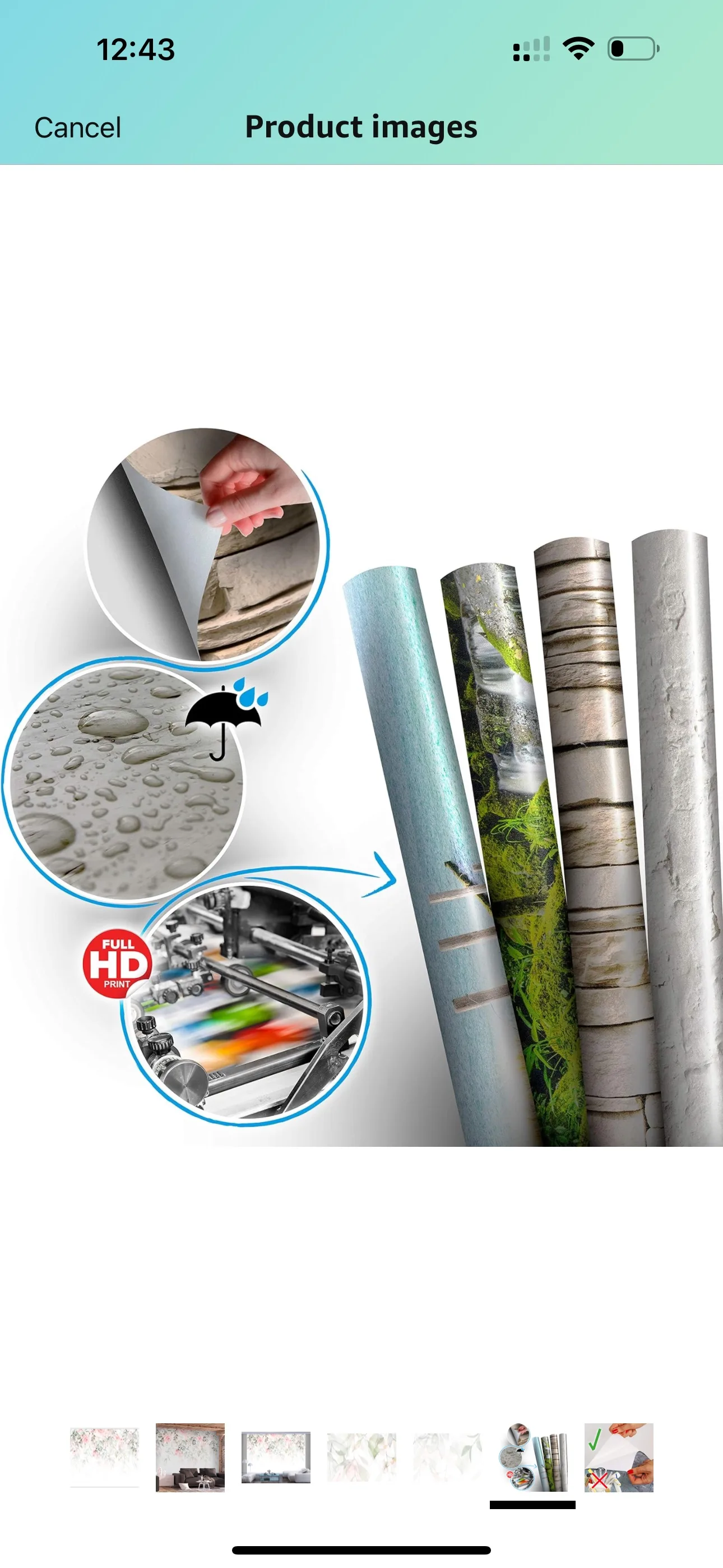 Pink Floral Peel and Stick Wallpaper image indicator(5)