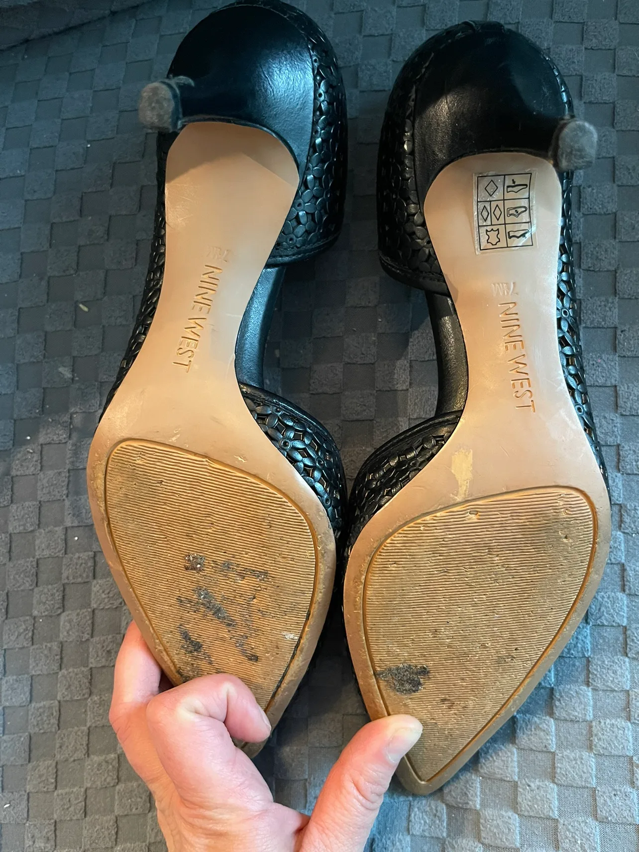 Nine West Black Heels size 7.5 #freecycle image indicator(3)
