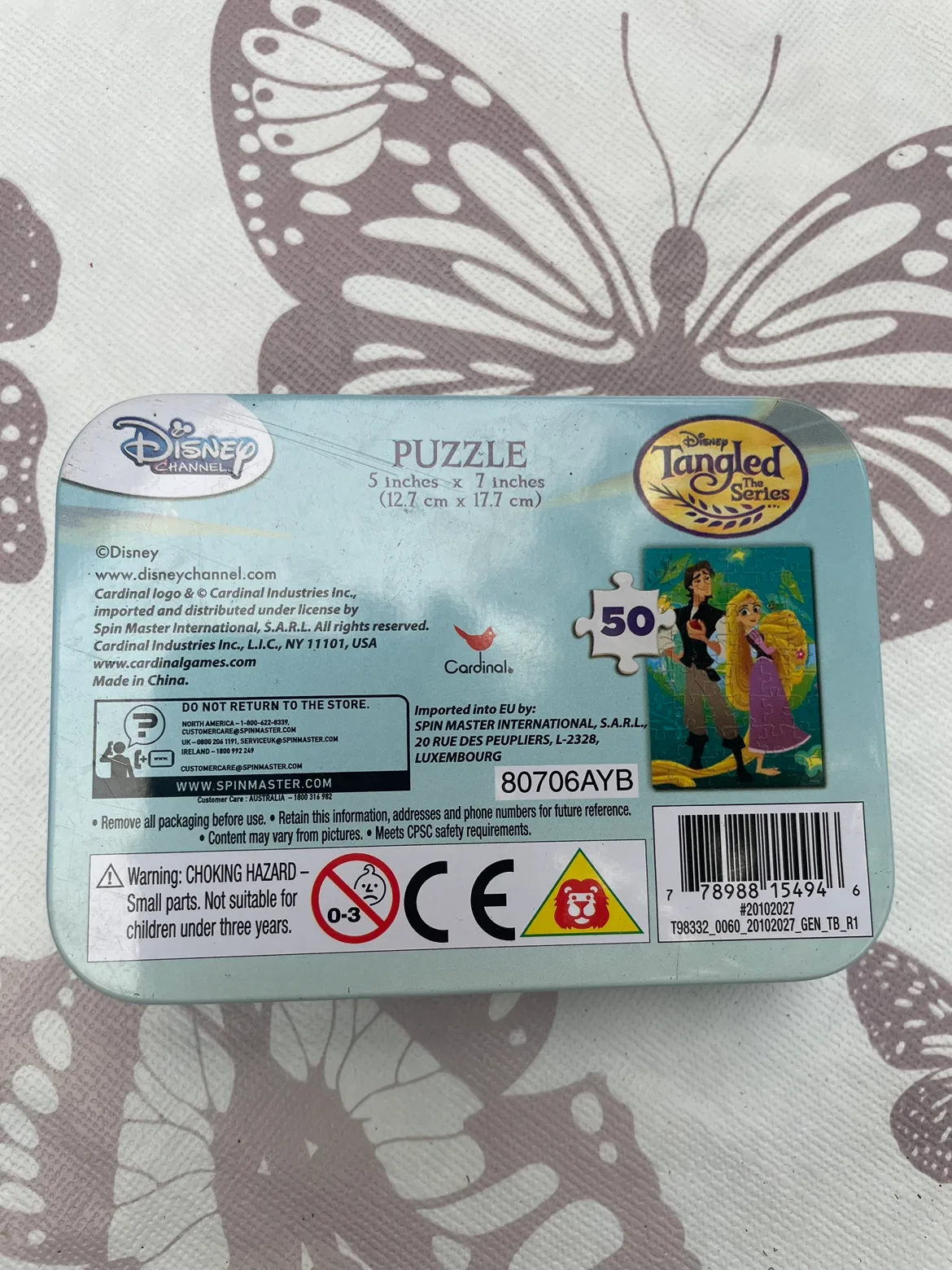 Disney Tangled 50 Piece Puzzle in Tin - #freecycle image indicator(2)