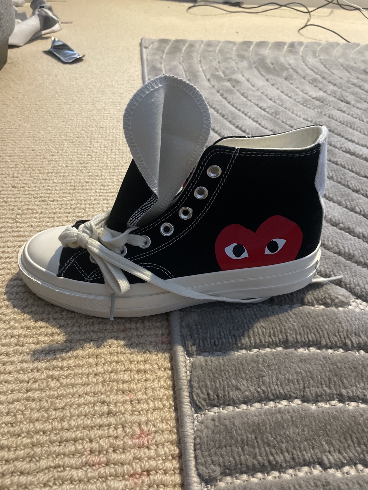 Converse Play Comme des Garçons Chuck Taylor High Tops - photo 5