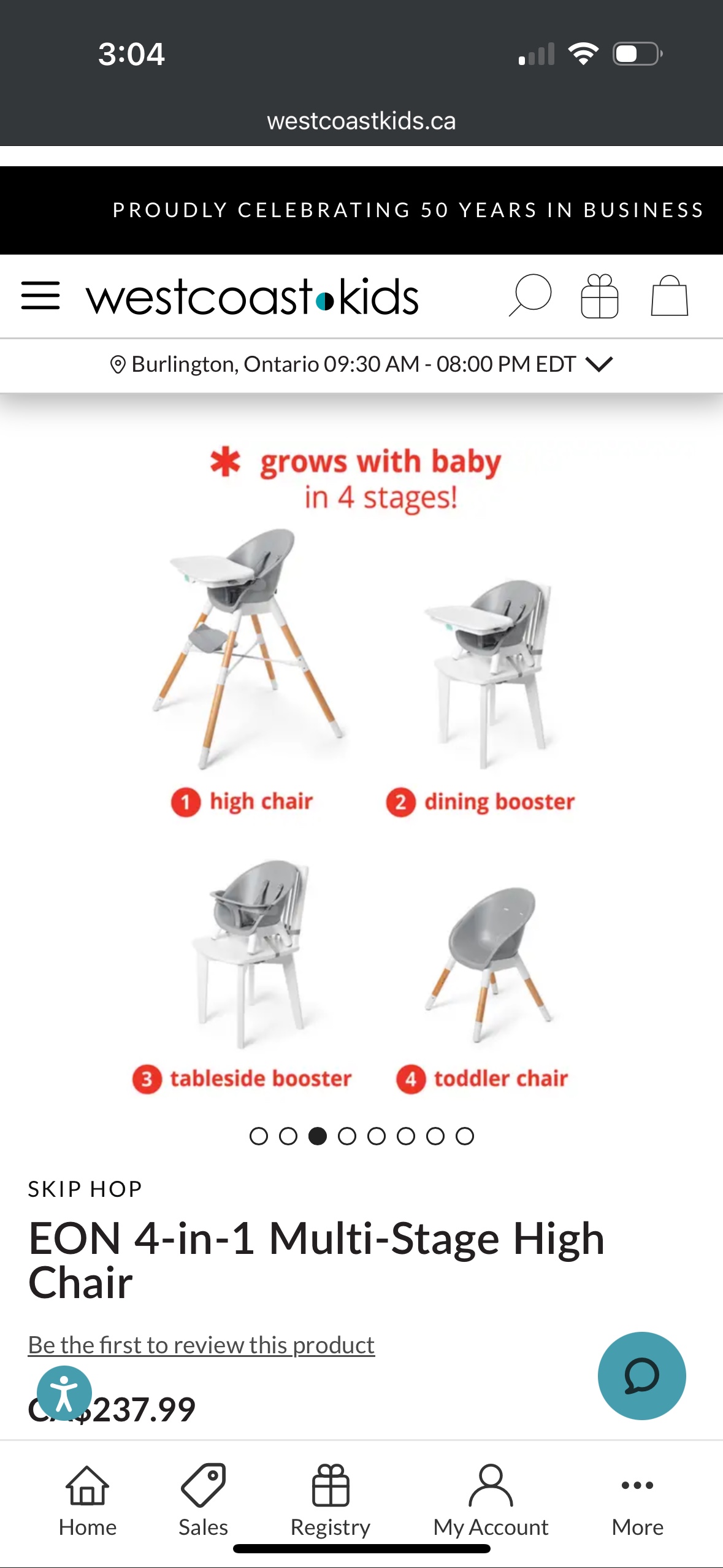 Skip Hop 4-in-1 Multi-Stage High Chair - photo 2