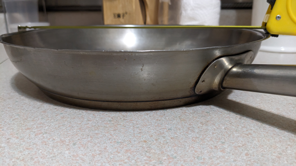 heavy duty 11" stainless fry pan - photo 2