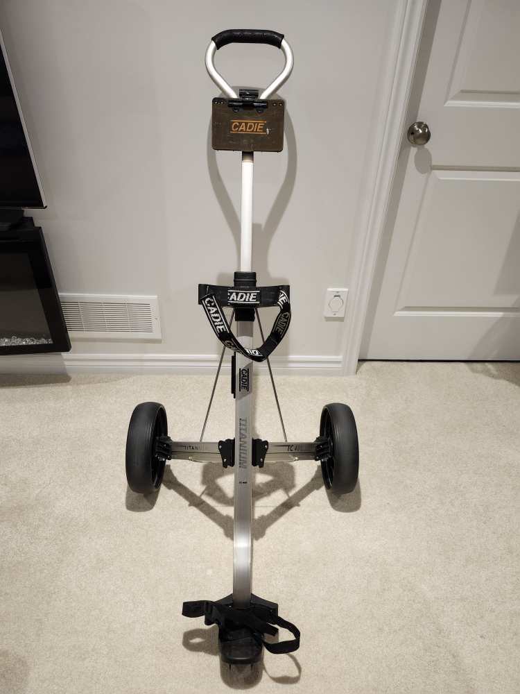 Cadie Titanium Golf Push Cart
