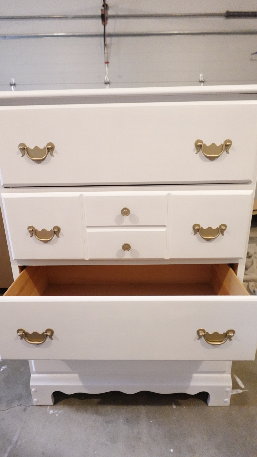 Refinished Tall White Dresser - photo 3