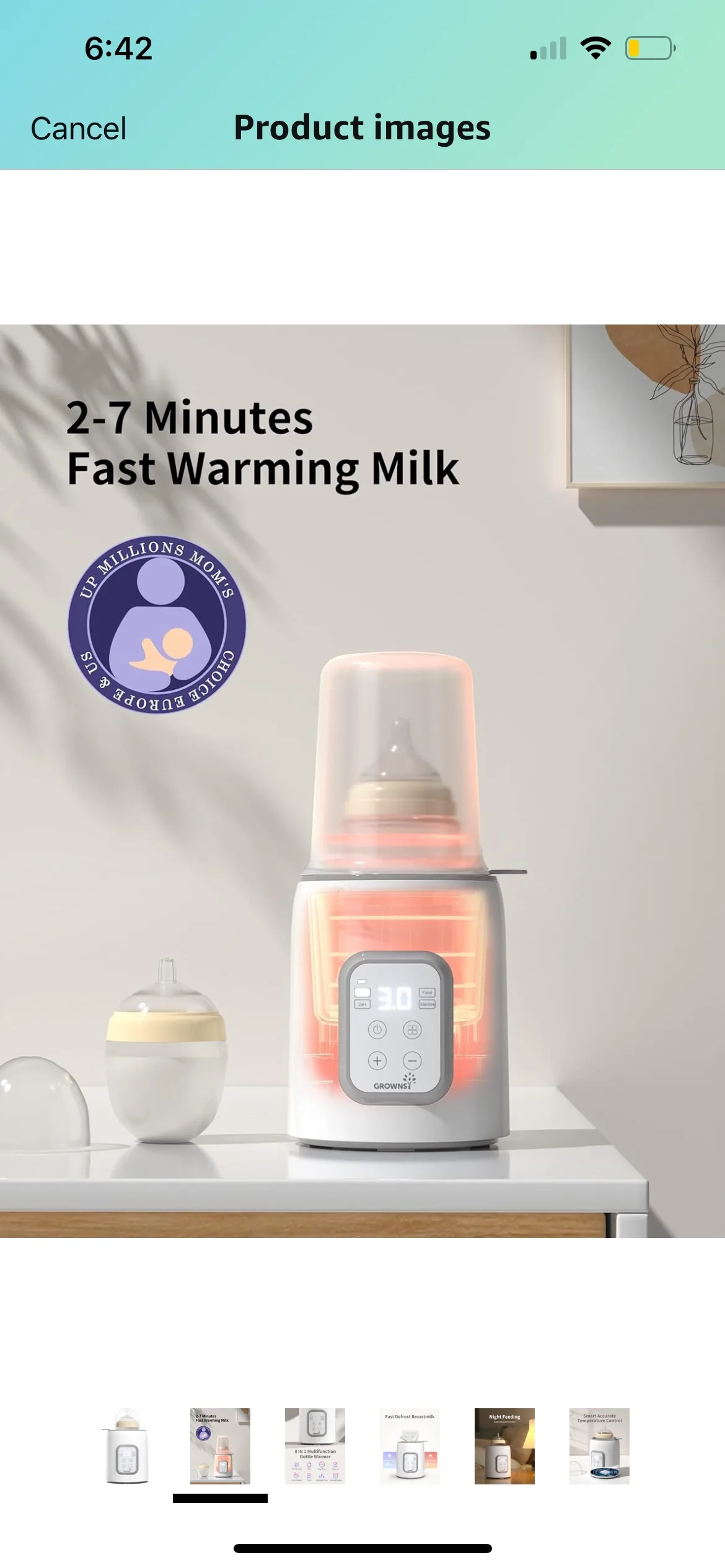 🥕Open box🥕 Fast Baby bottle Warmer with Timer image indicator(2)