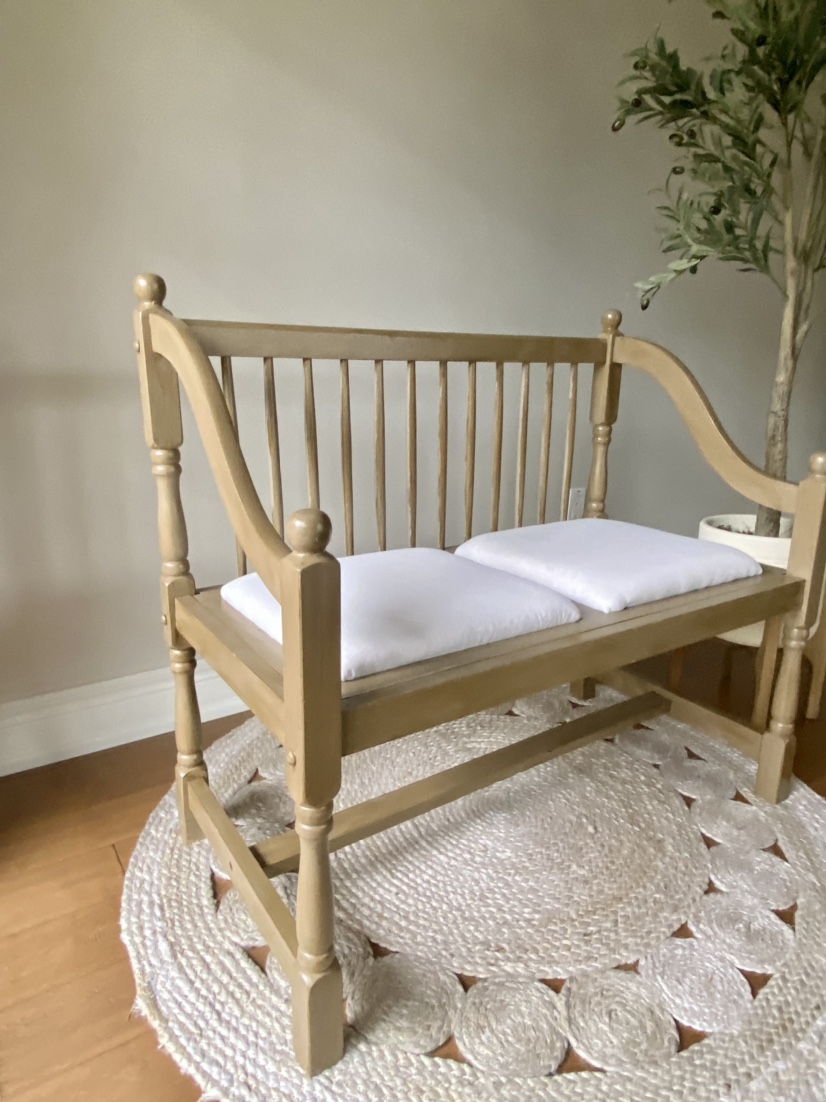 Solid Oak Bench - photo 2