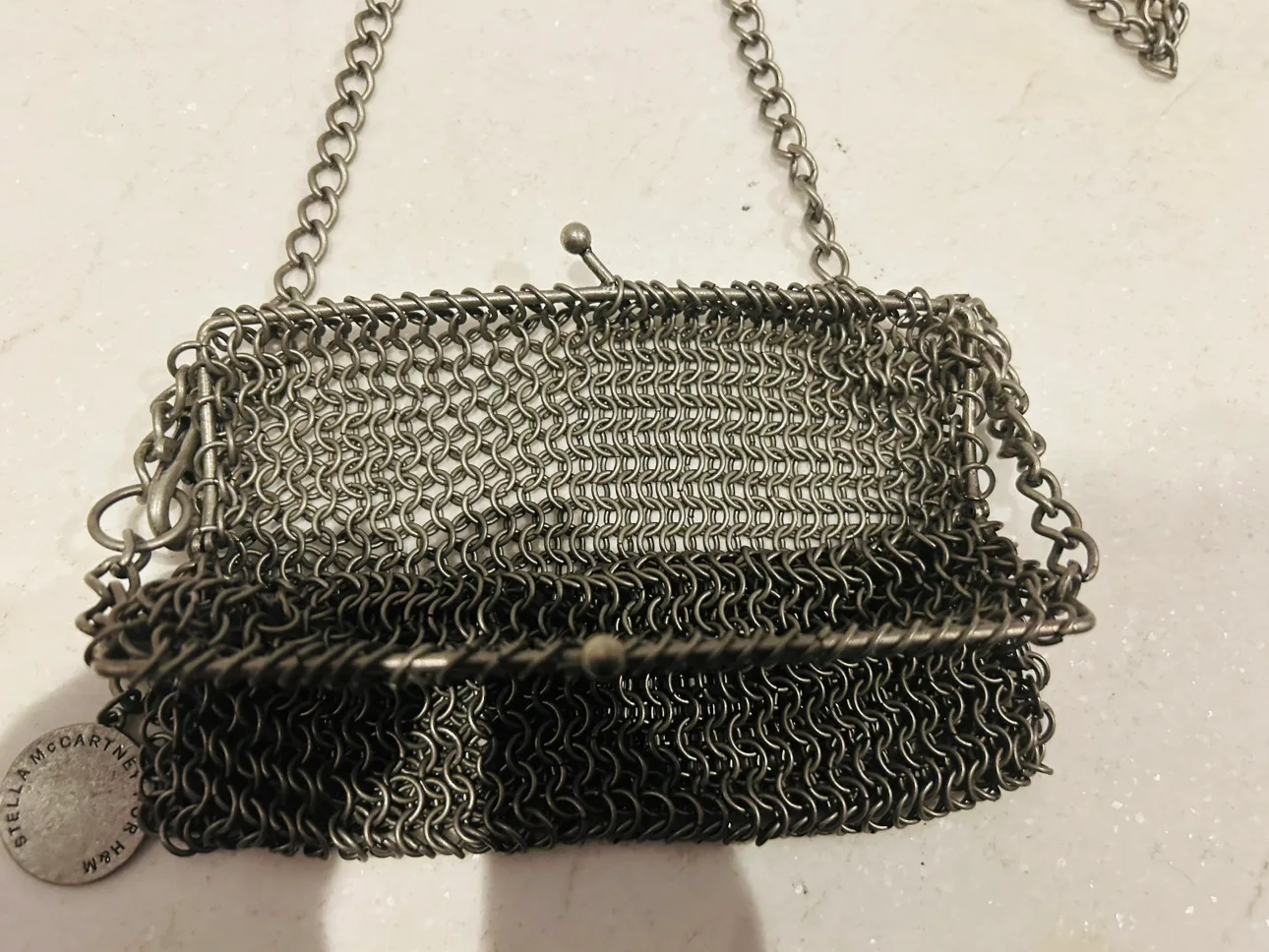 Vintage Stella McCartney metal chain link bag image indicator(6)