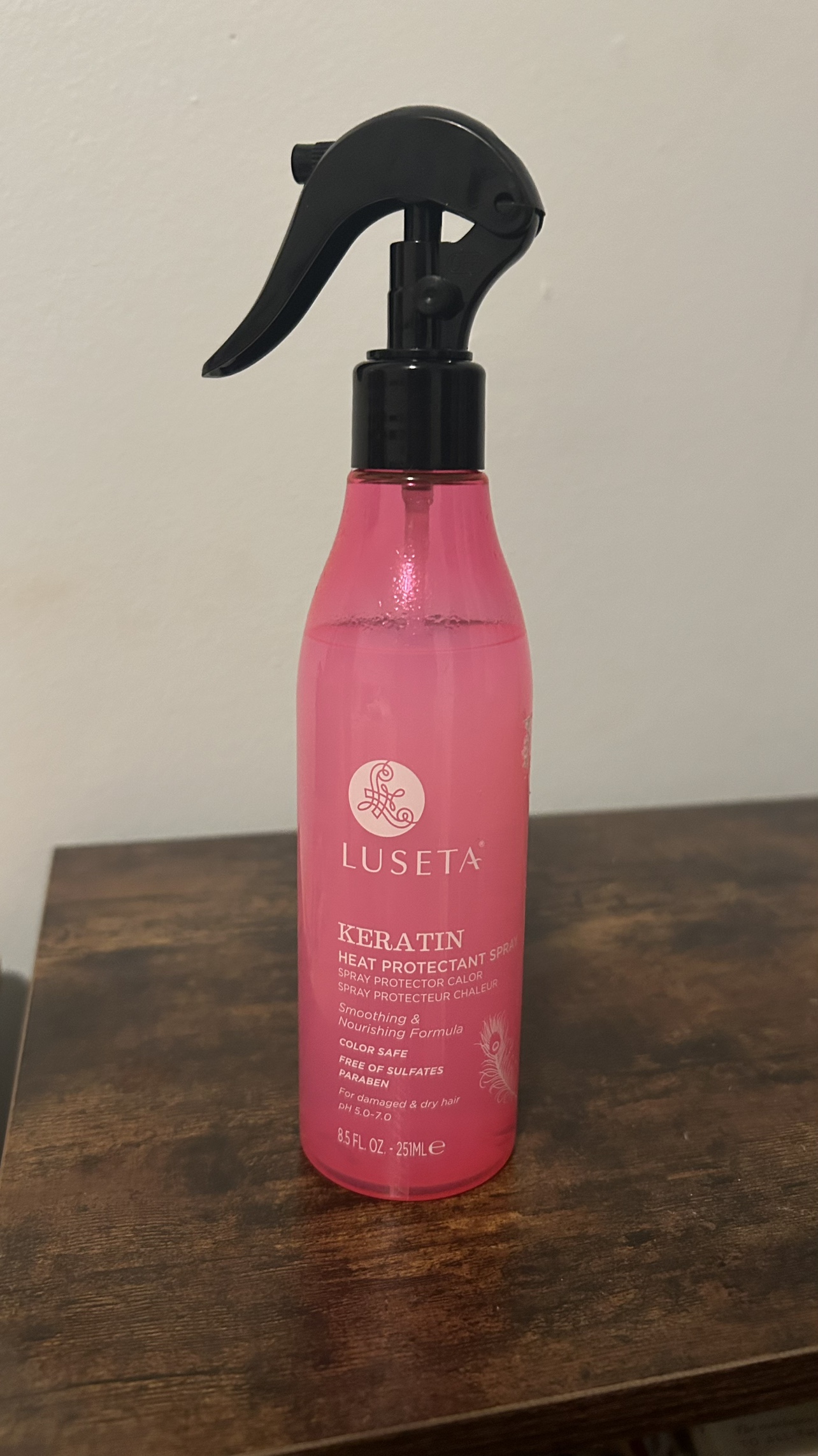 Luseta Keratin Heat Protectant Spray #freecycle