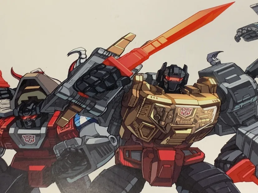 One framed 11x17 Dinobots Transformers Print. image indicator(6)