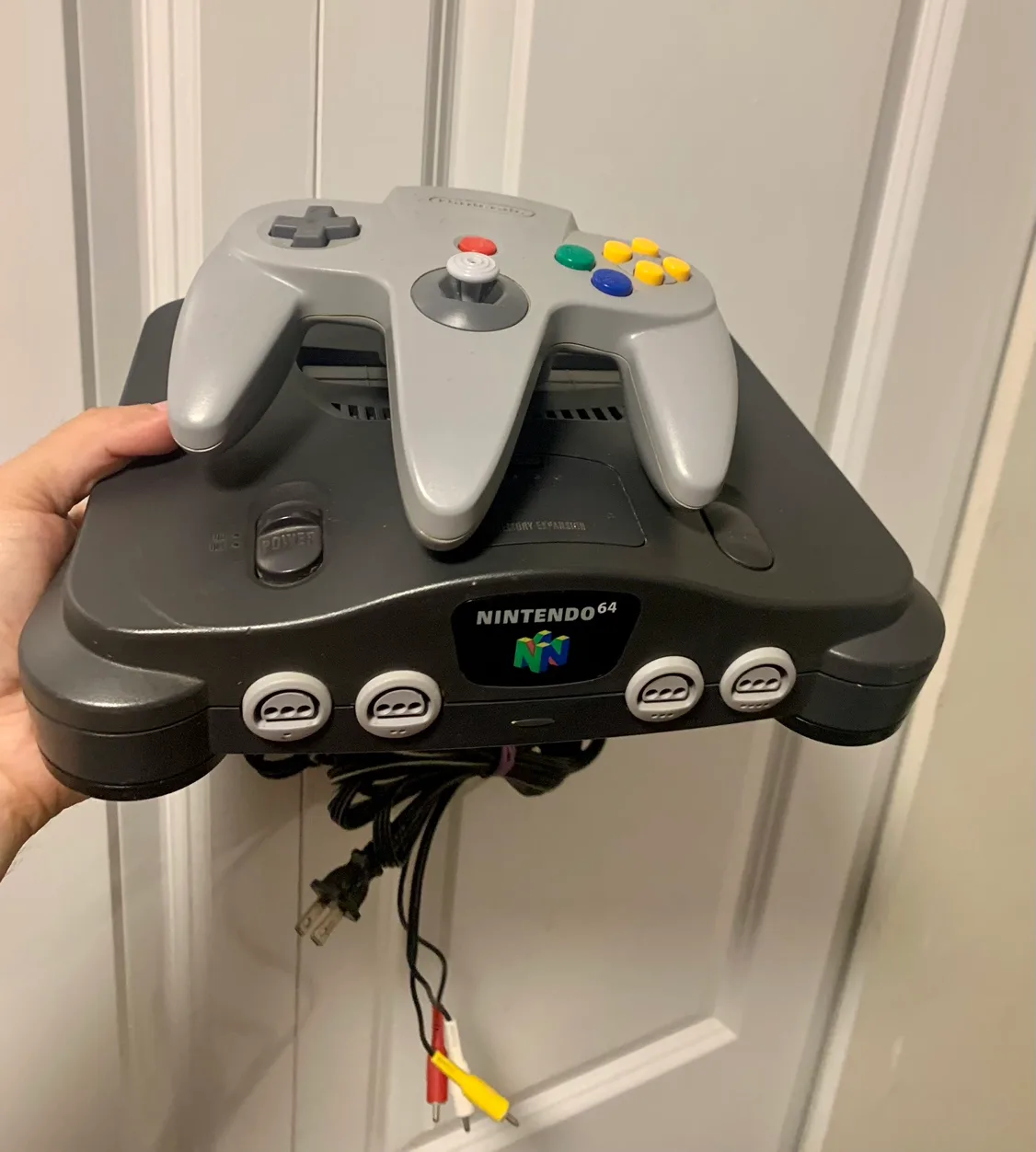 Nintendo 64 N64 Console System W/ OEM Controller & Cords image indicator(2)