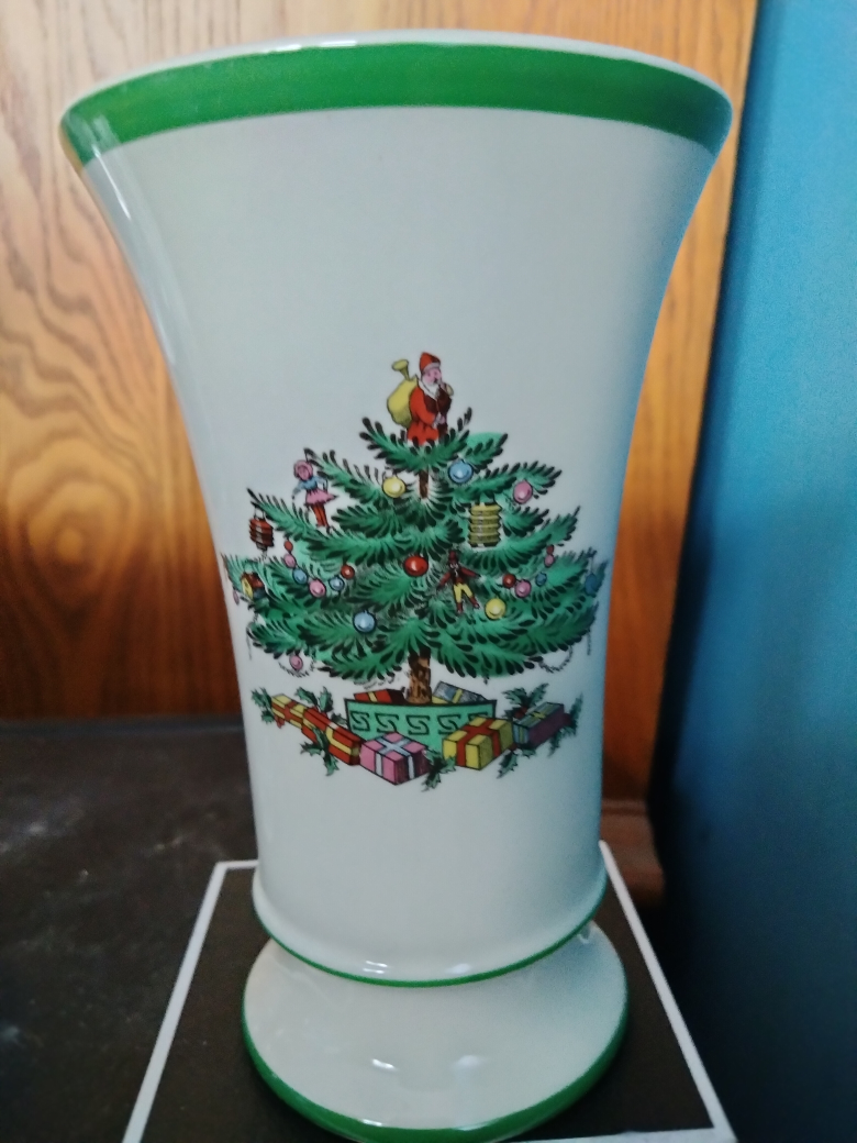 Spode Christmas Tree Spill Vase