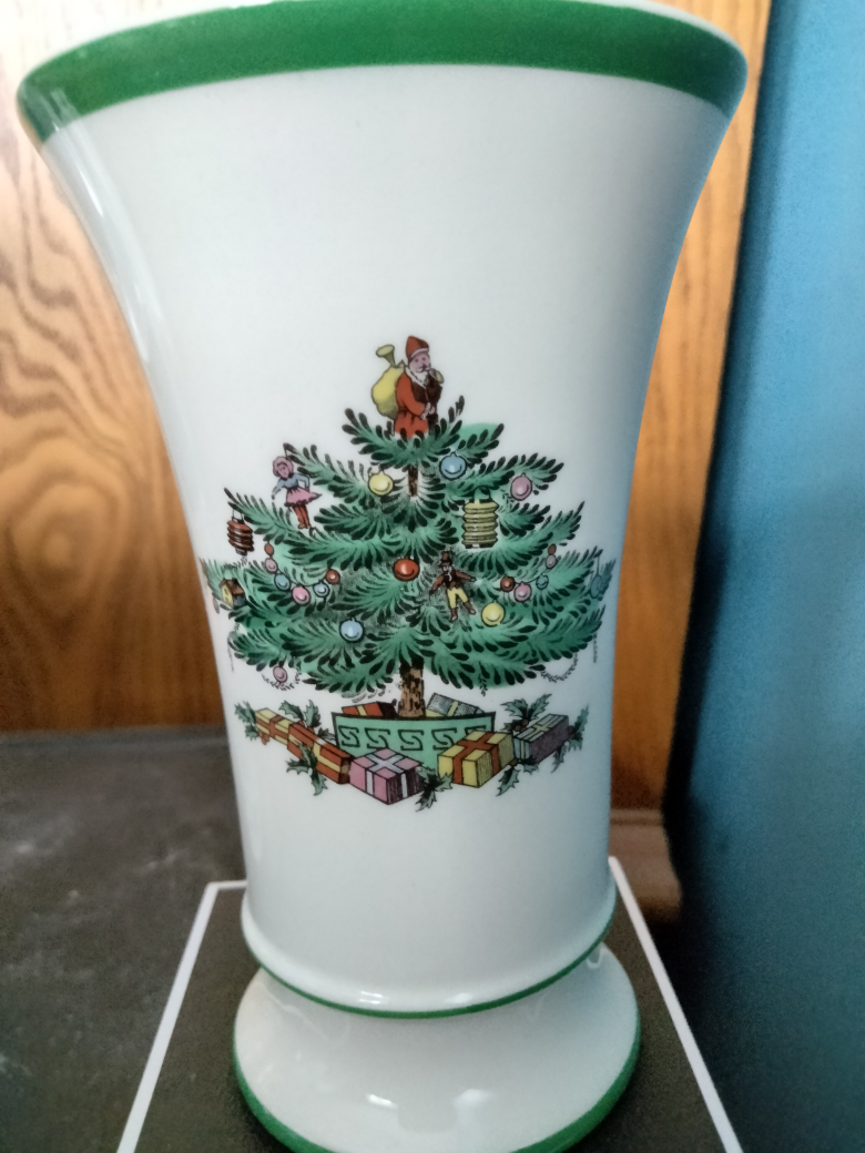 Spode Christmas Tree Spill Vase - photo 2