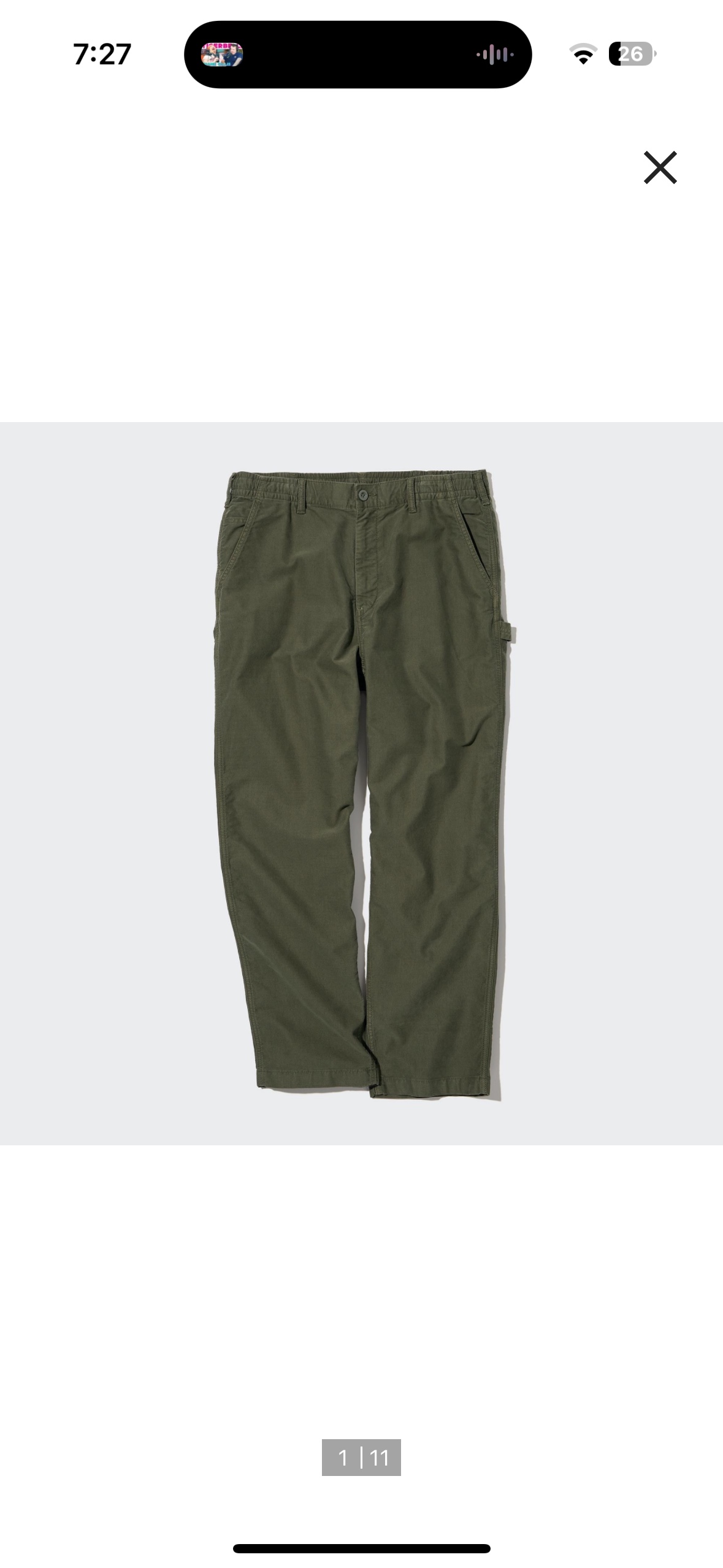 Uniqlo Men’s Wide Fit Work Pants