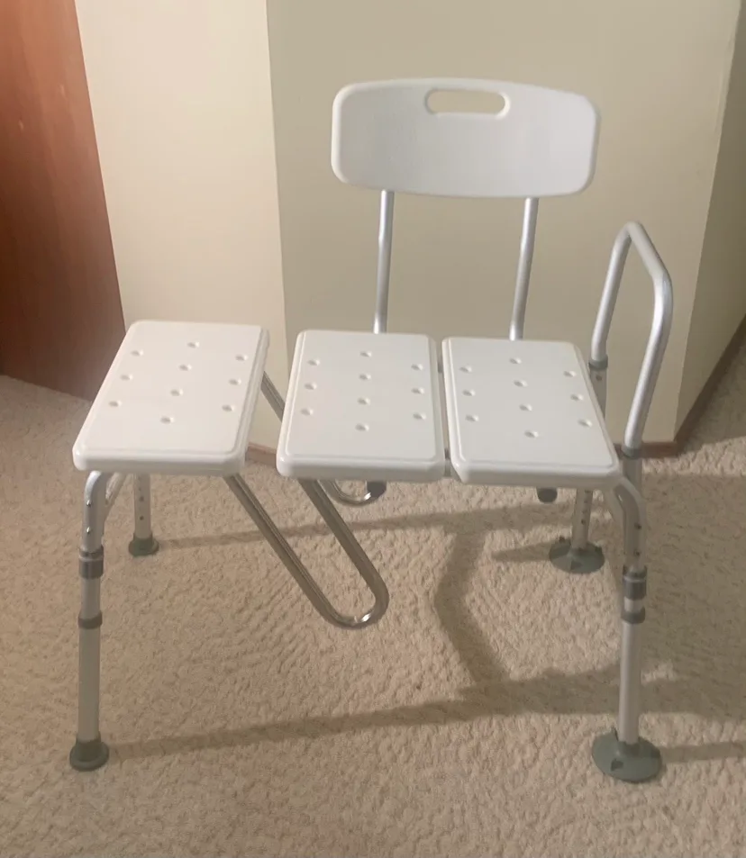 Shower Bench with Backrest thumbnail