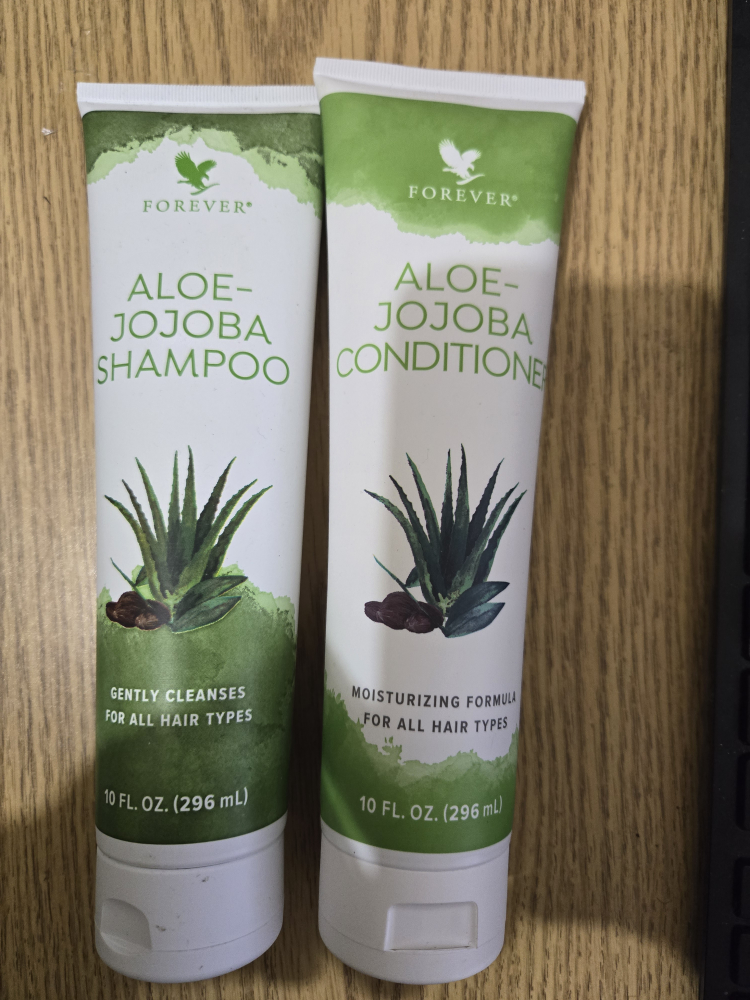 forever aloe jojoba conditioner and shampoo