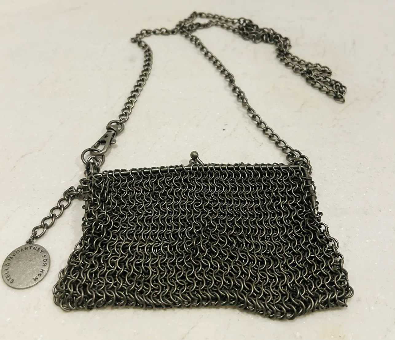 Vintage Stella McCartney metal chain link bag image indicator(3)