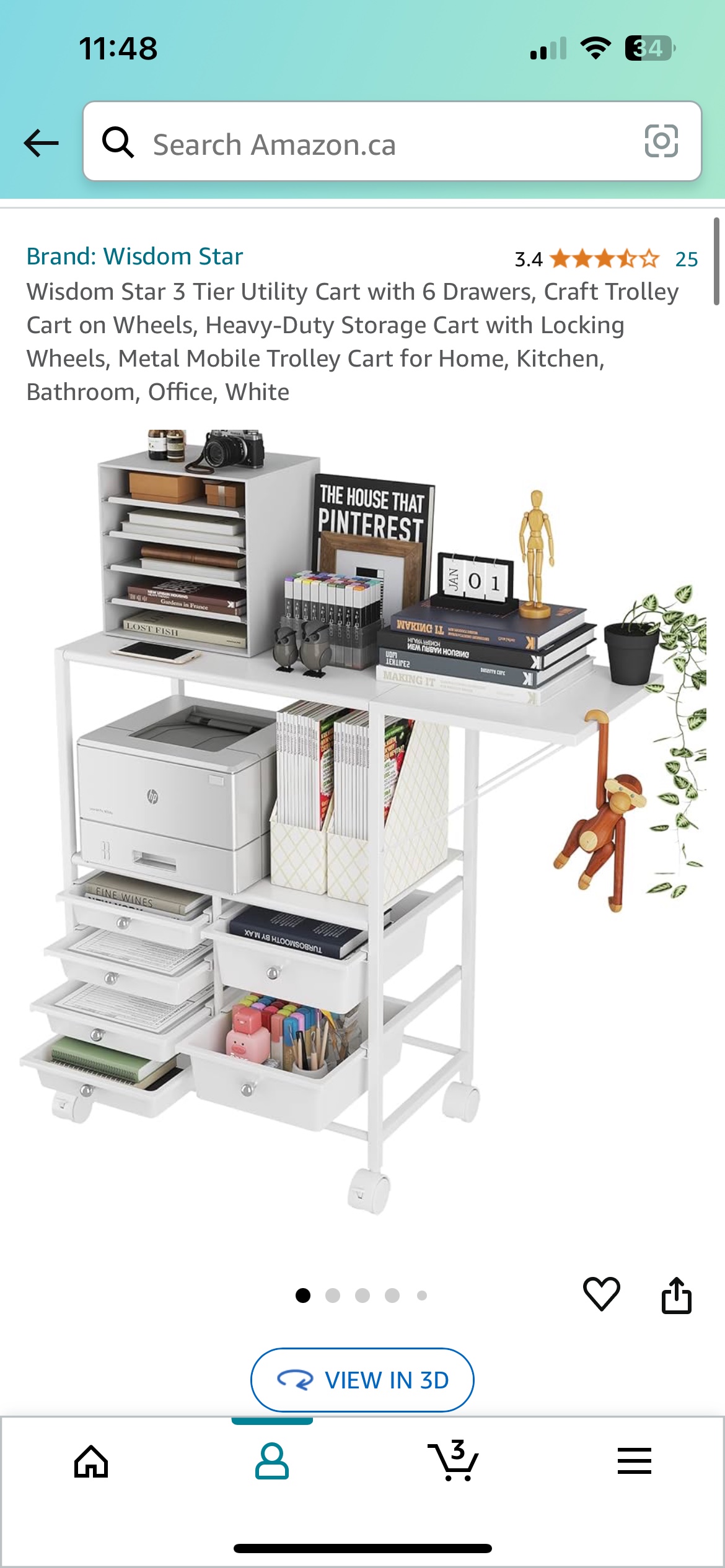 Utility Cart / Craft Cart / Cricut and Printer Cart - photo 3