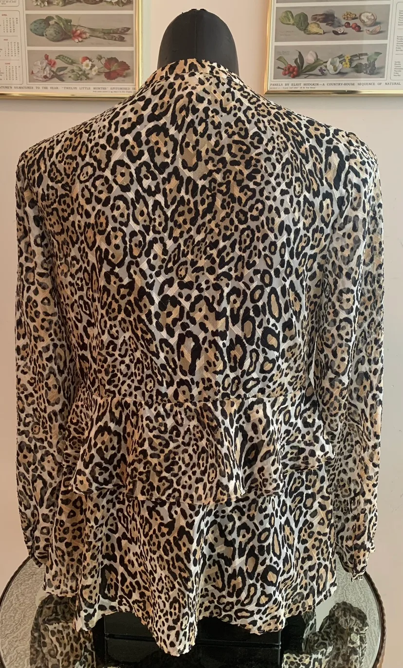 Chico's Leopard Print Blouse image indicator(2)