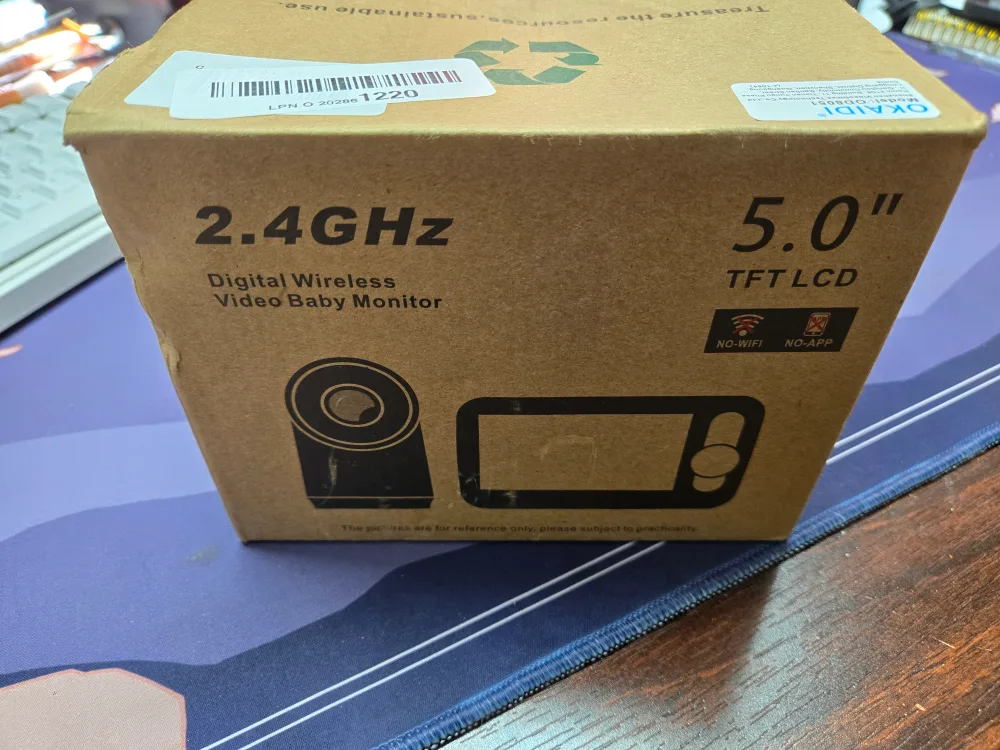 OKAIDI Video Baby Monitor with Camera and Audio image indicator(3)