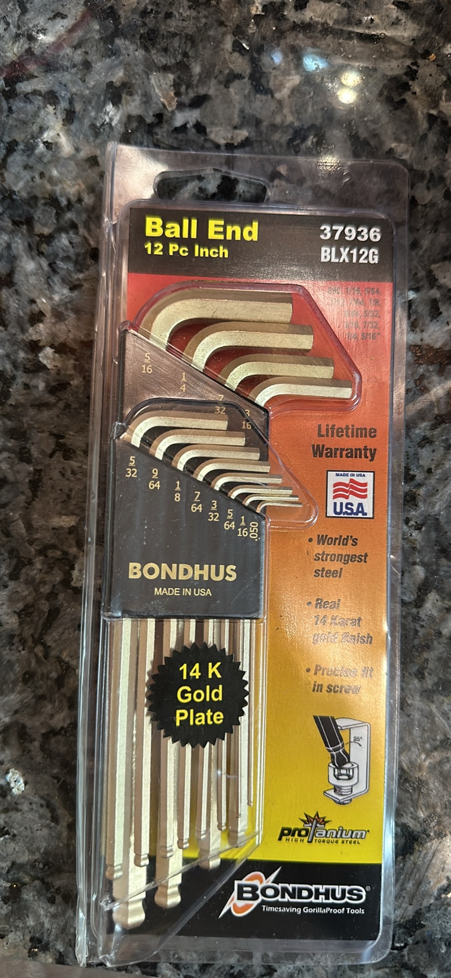 Bondhus Ball End Hex Key Set