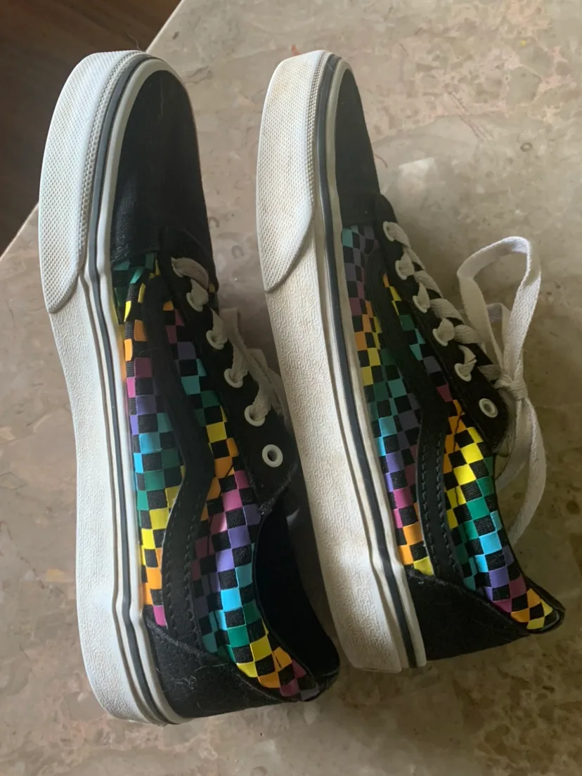 Vans Checkerboard Rainbow Sneakers image indicator(3)