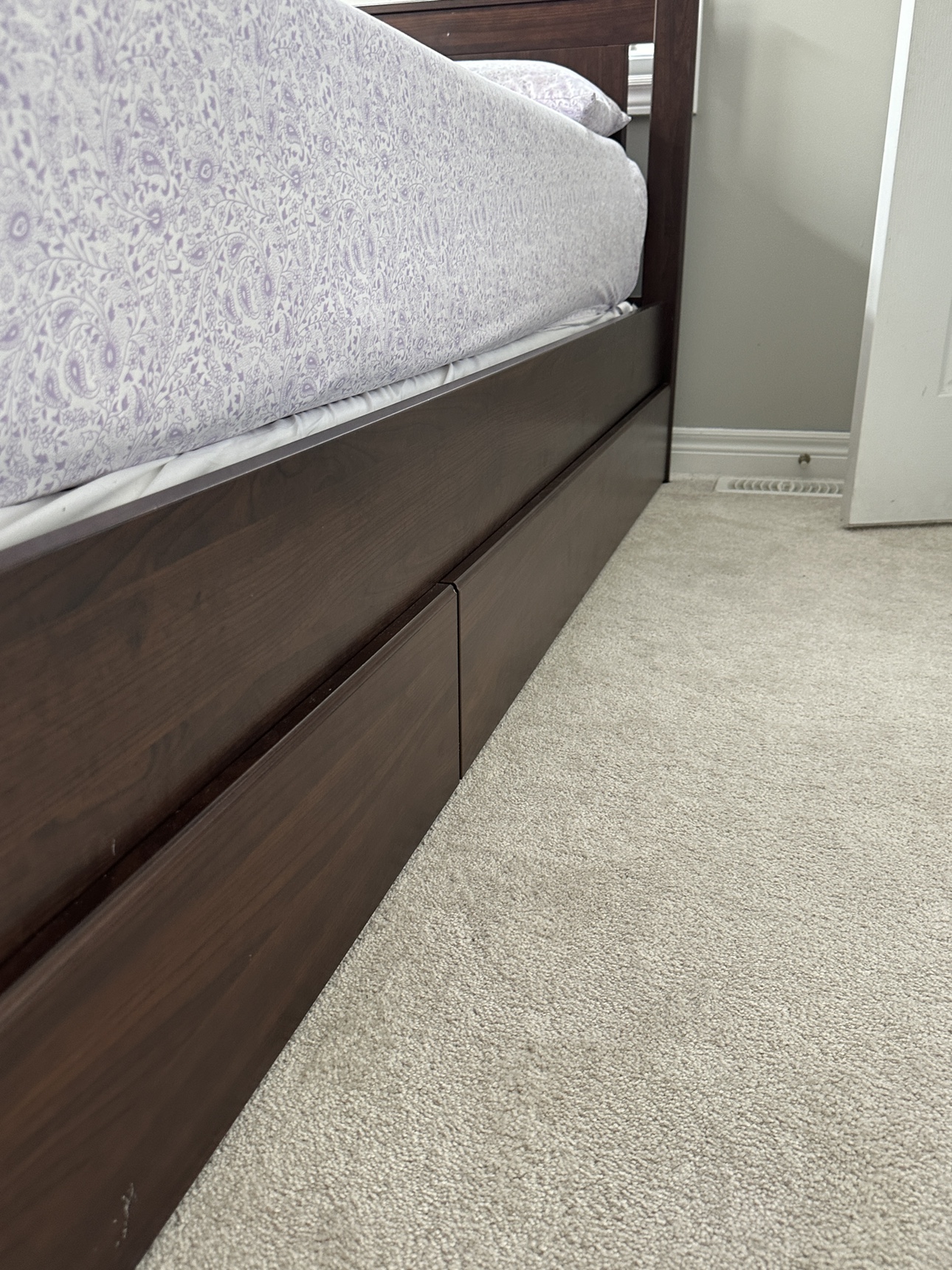 Queen Bed Frame with Storage/ Mattress/ spring box - photo 2