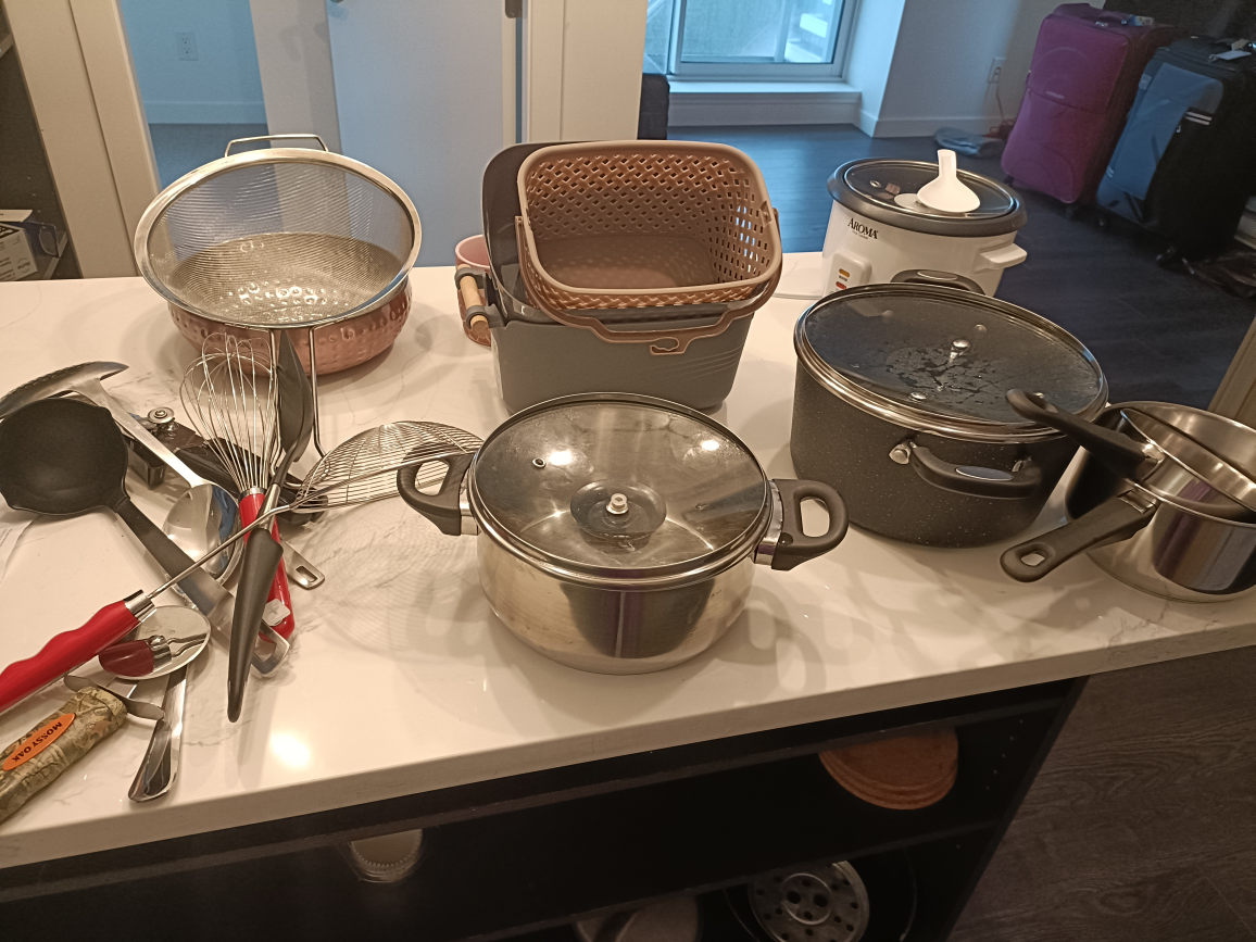 Kitchen Utensils and Pots