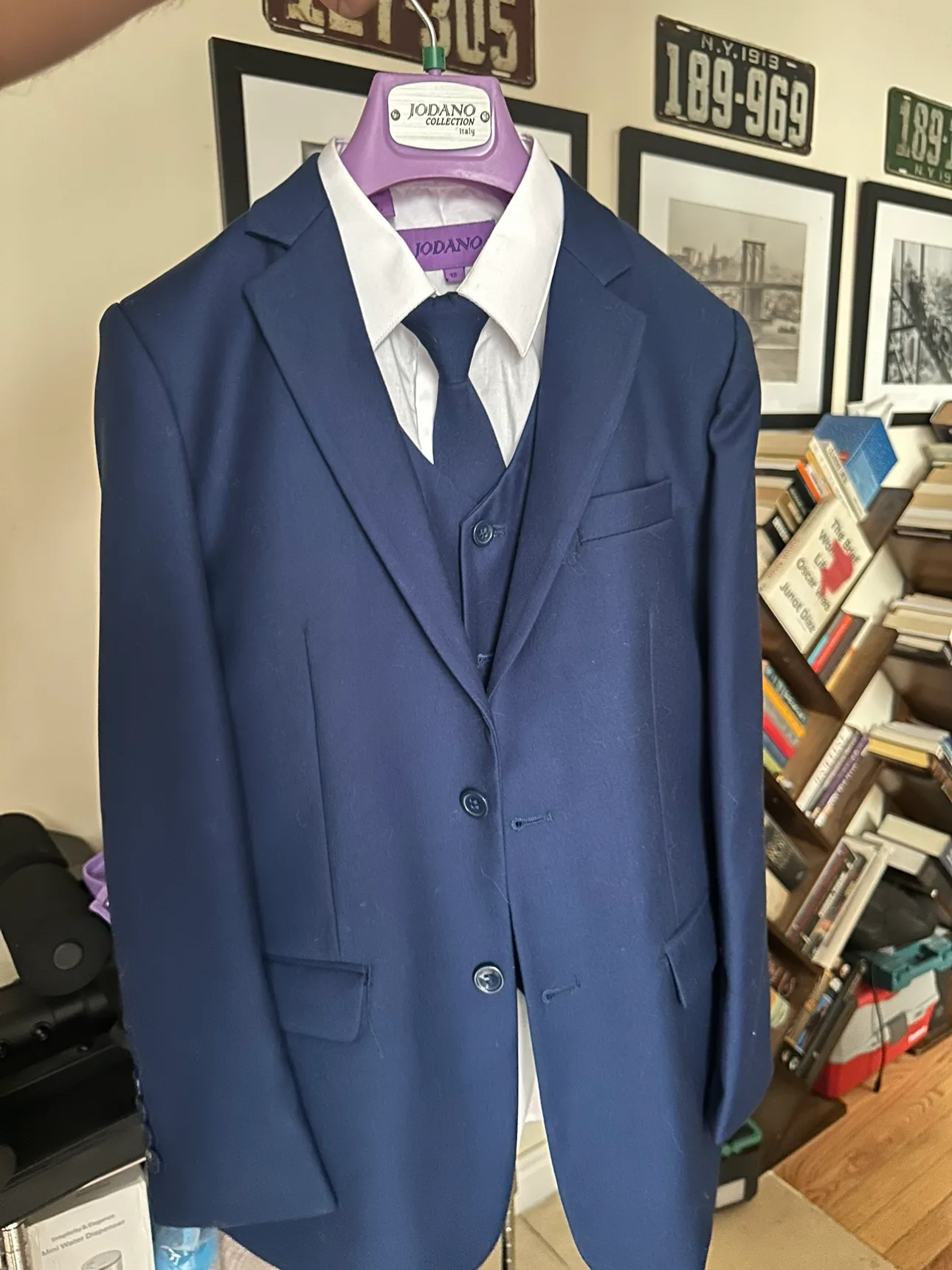Jodano Boys Navy Blue Suit Size 12 #freecycle thumbnail