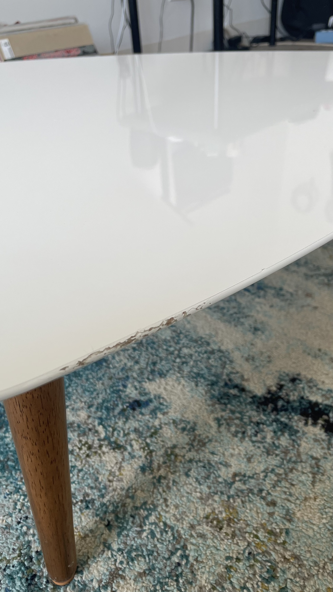 White Triangle Coffee Table - photo 5